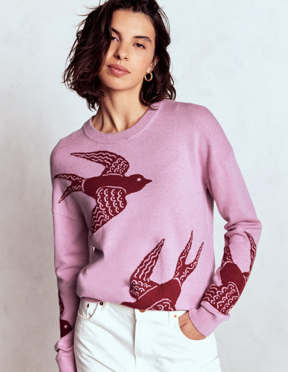 Natasha Novelty Sweater-Swooping Swallow-4