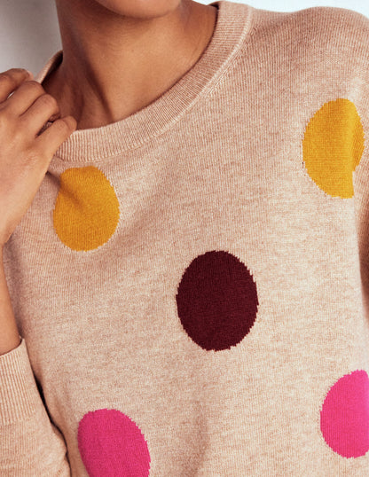 Natasha Novelty Sweater-Multi, Spot-2
