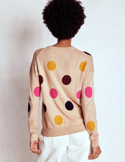 Natasha Novelty Sweater-Multi, Spot-3