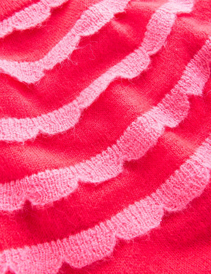 Alice Fluffy Raglan Jumper-Poppy Red-6