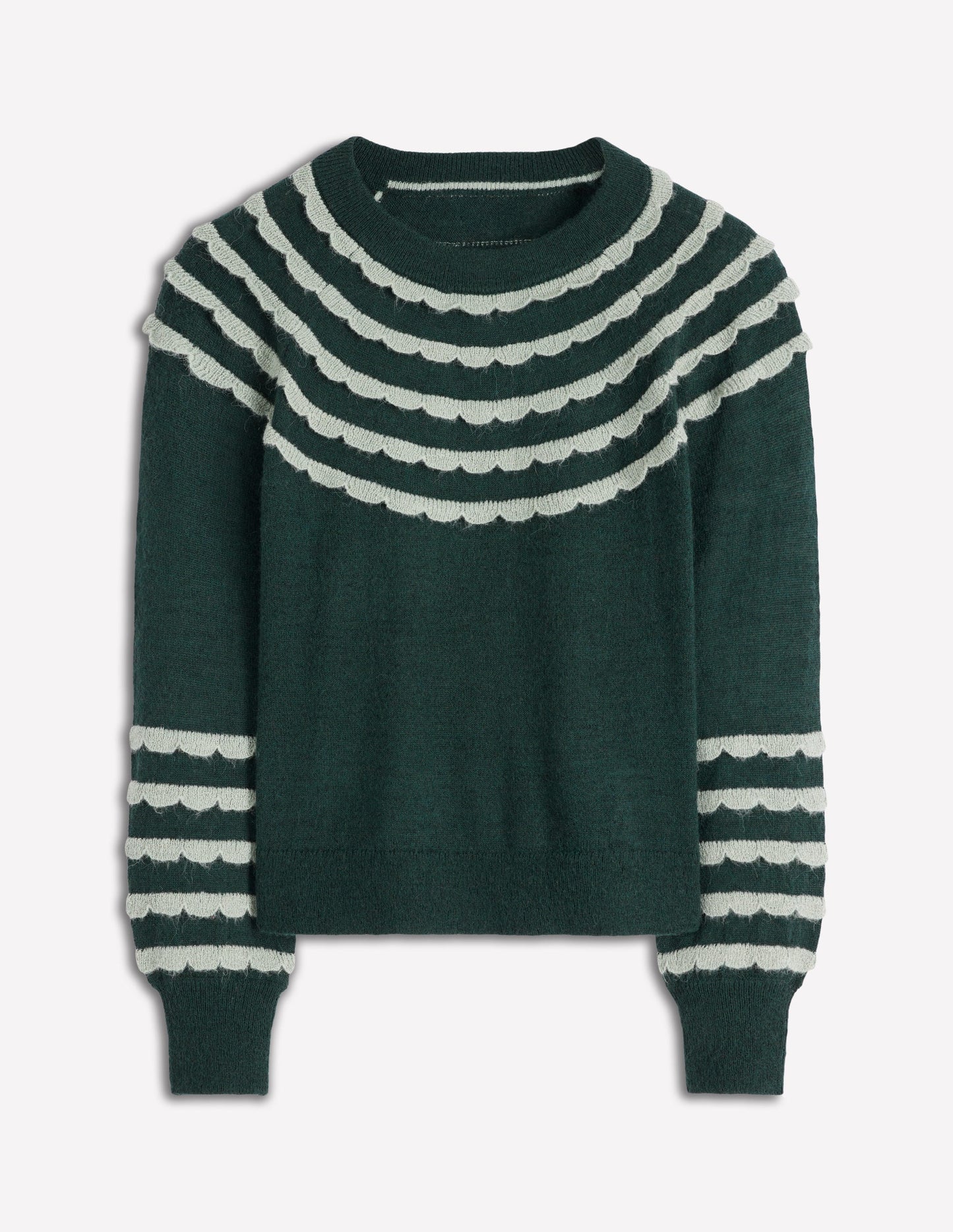 Alice Fluffy Raglan Jumper-Botanical Garden