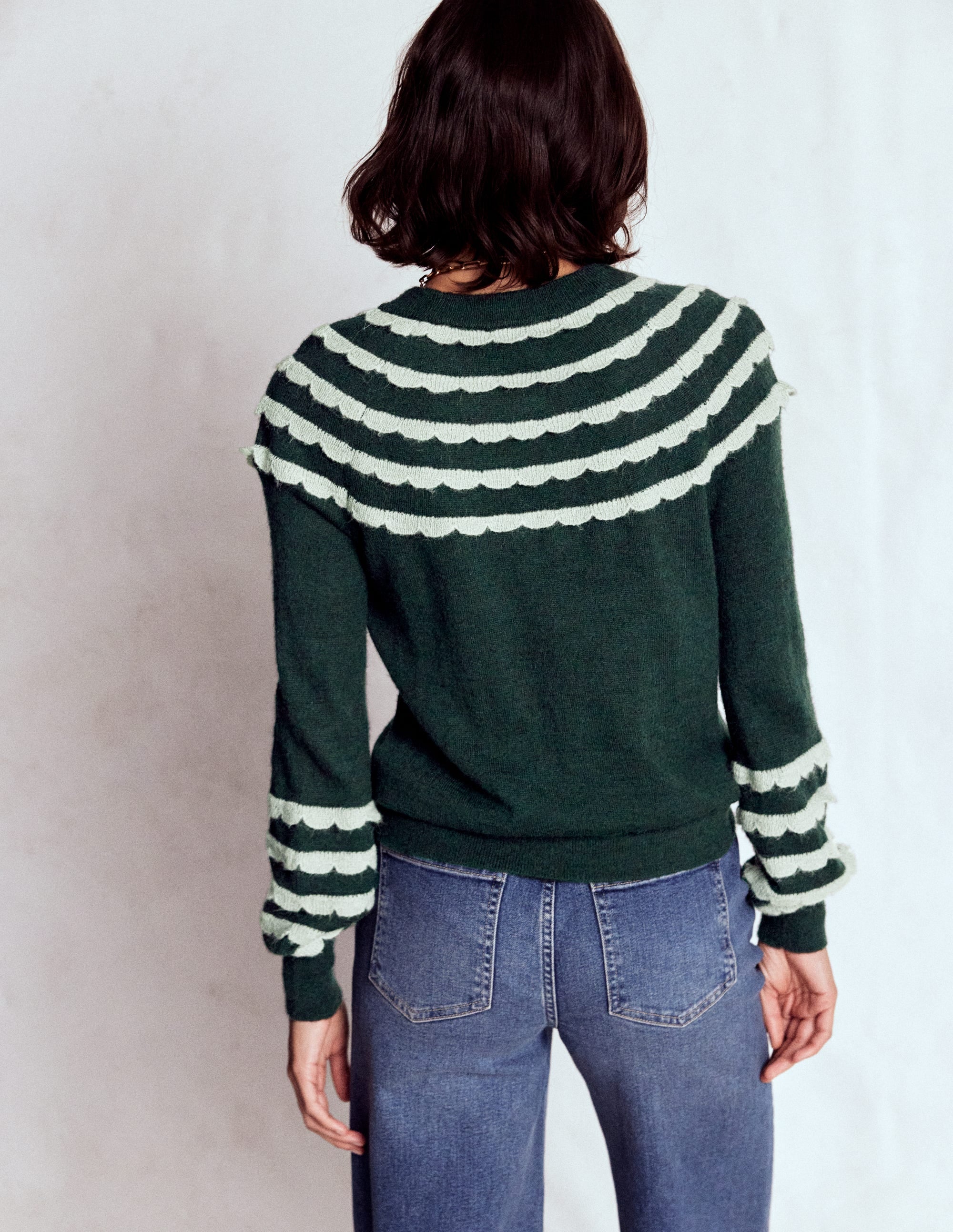 Alice Fluffy Raglan Jumper-Botanical Garden - Image 3