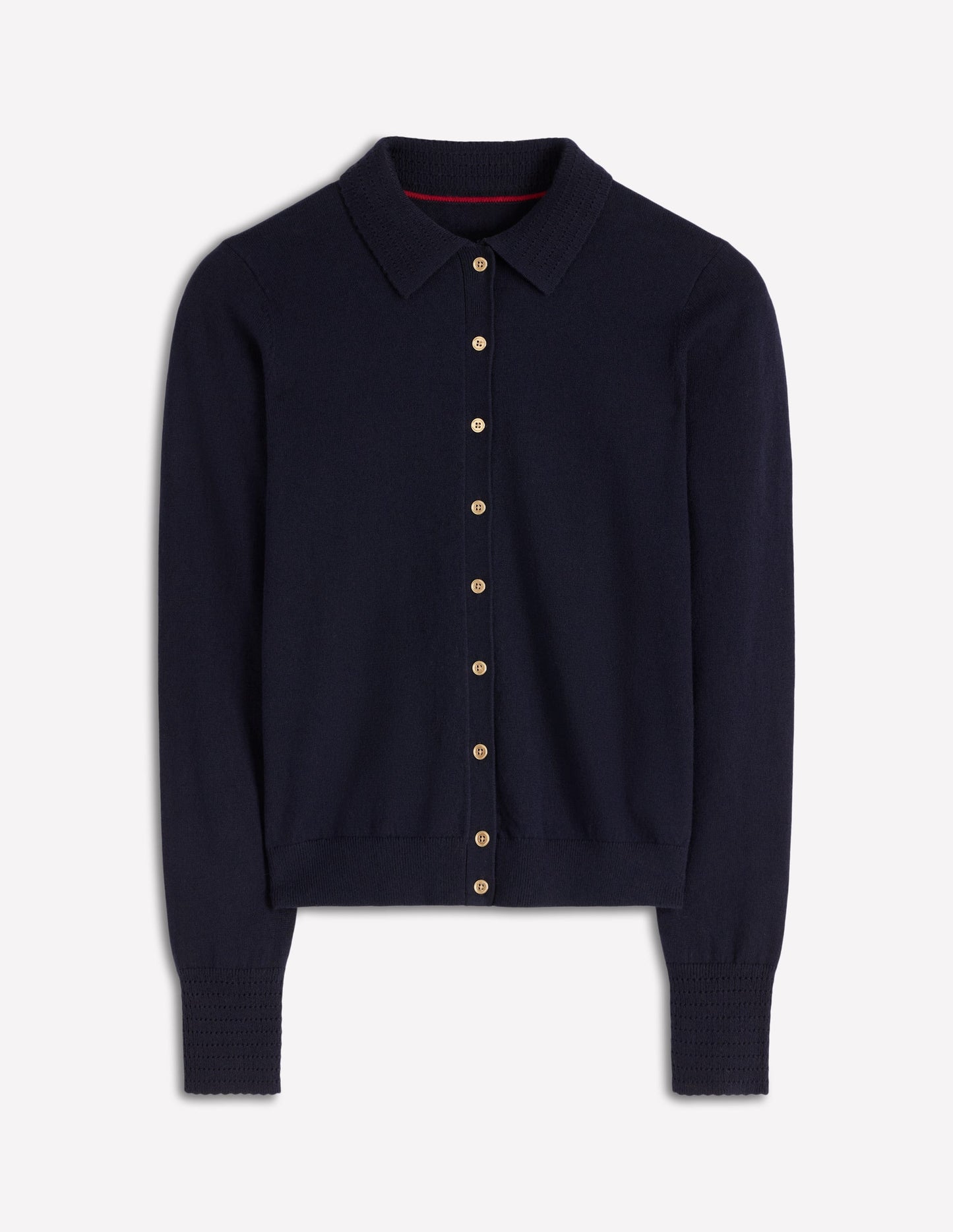 Briony Stitch Cardigan-Navy