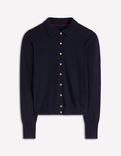 Briony Stitch Cardigan-Navy-5