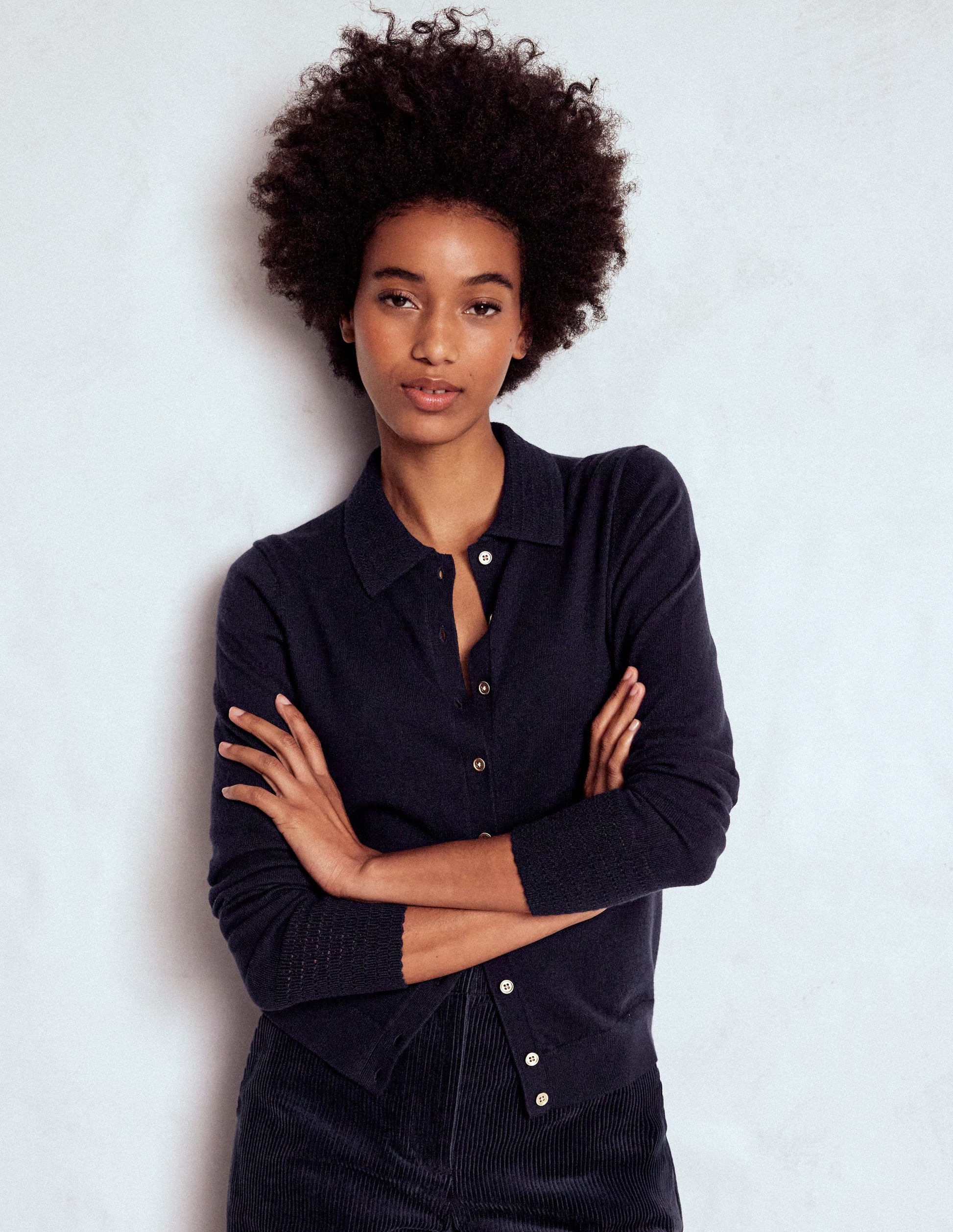 Briony Stitch Cardigan-Navy-4