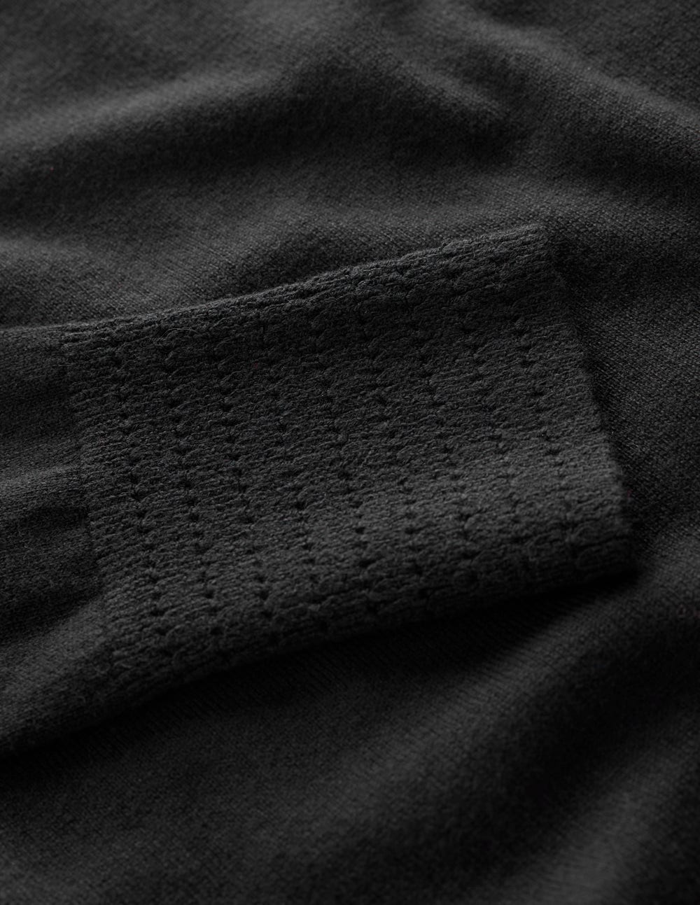 Briony Stitch Sweater-Black