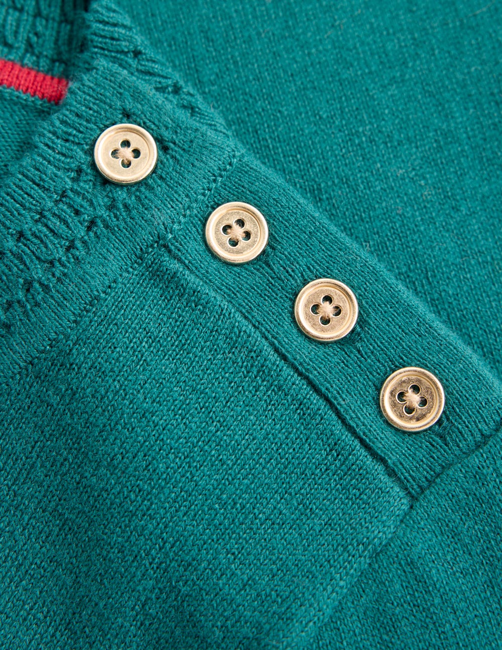 Briony Stitch Sweater-Drake Green - Image 6