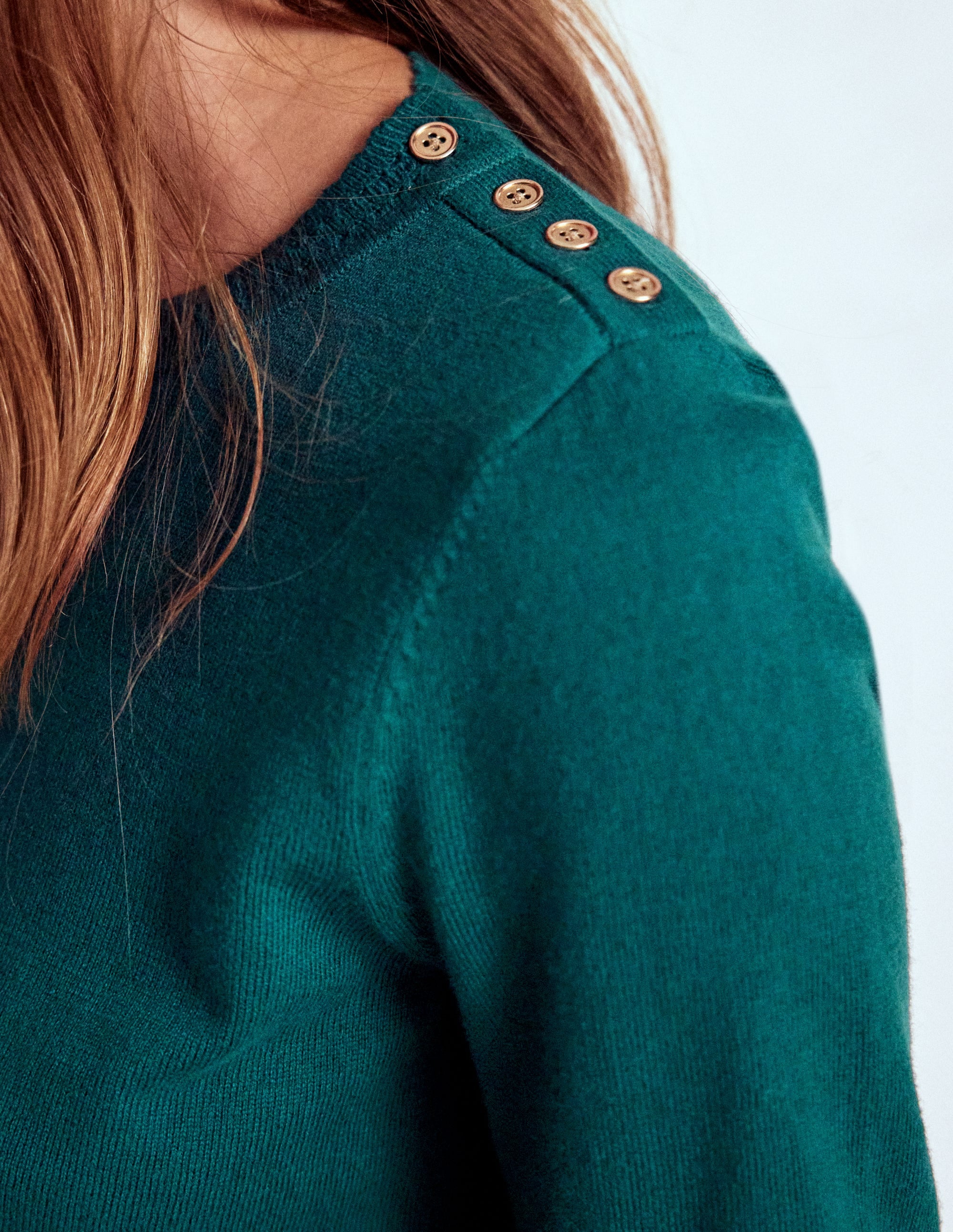 Briony Stitch Sweater-Drake Green - Image 2