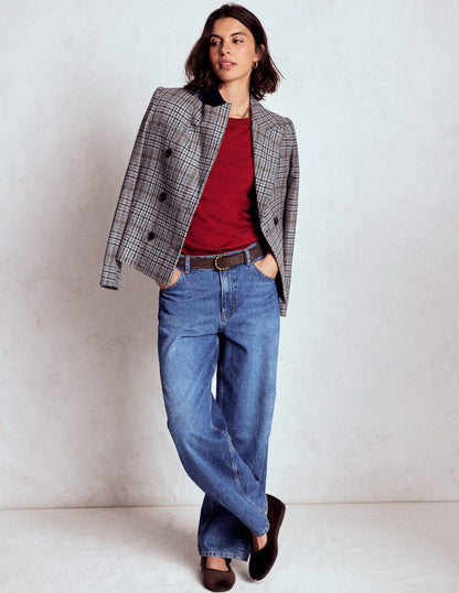 Briony Stitch Sweater-Red Liquorice-2