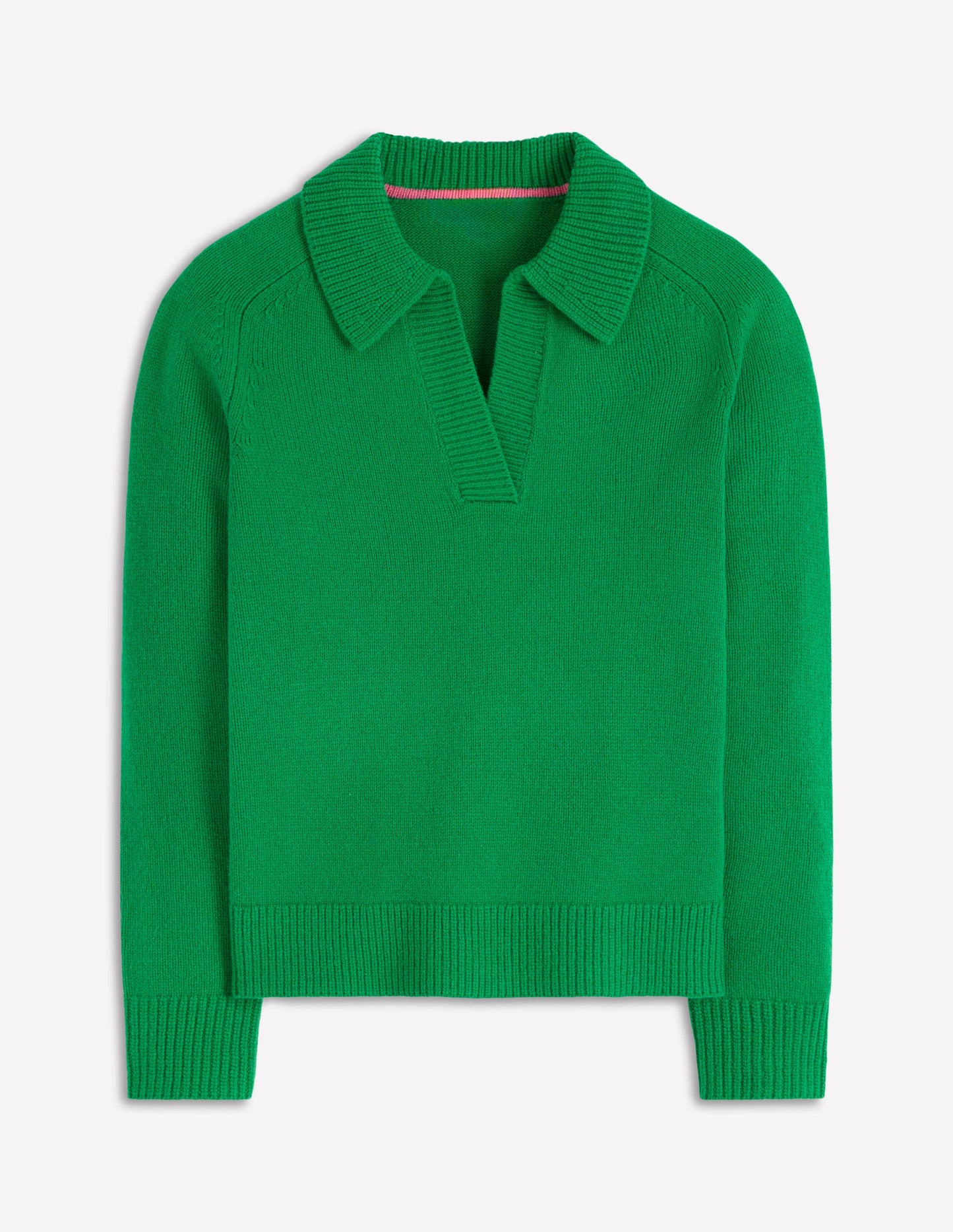 Marion Merino Henley Sweater-Rich Emerald
