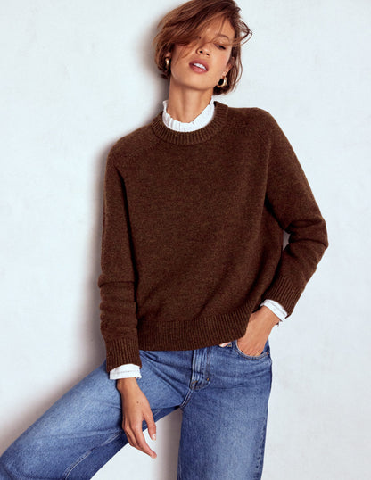 Marion Merino Sweater-Raw Umber-2