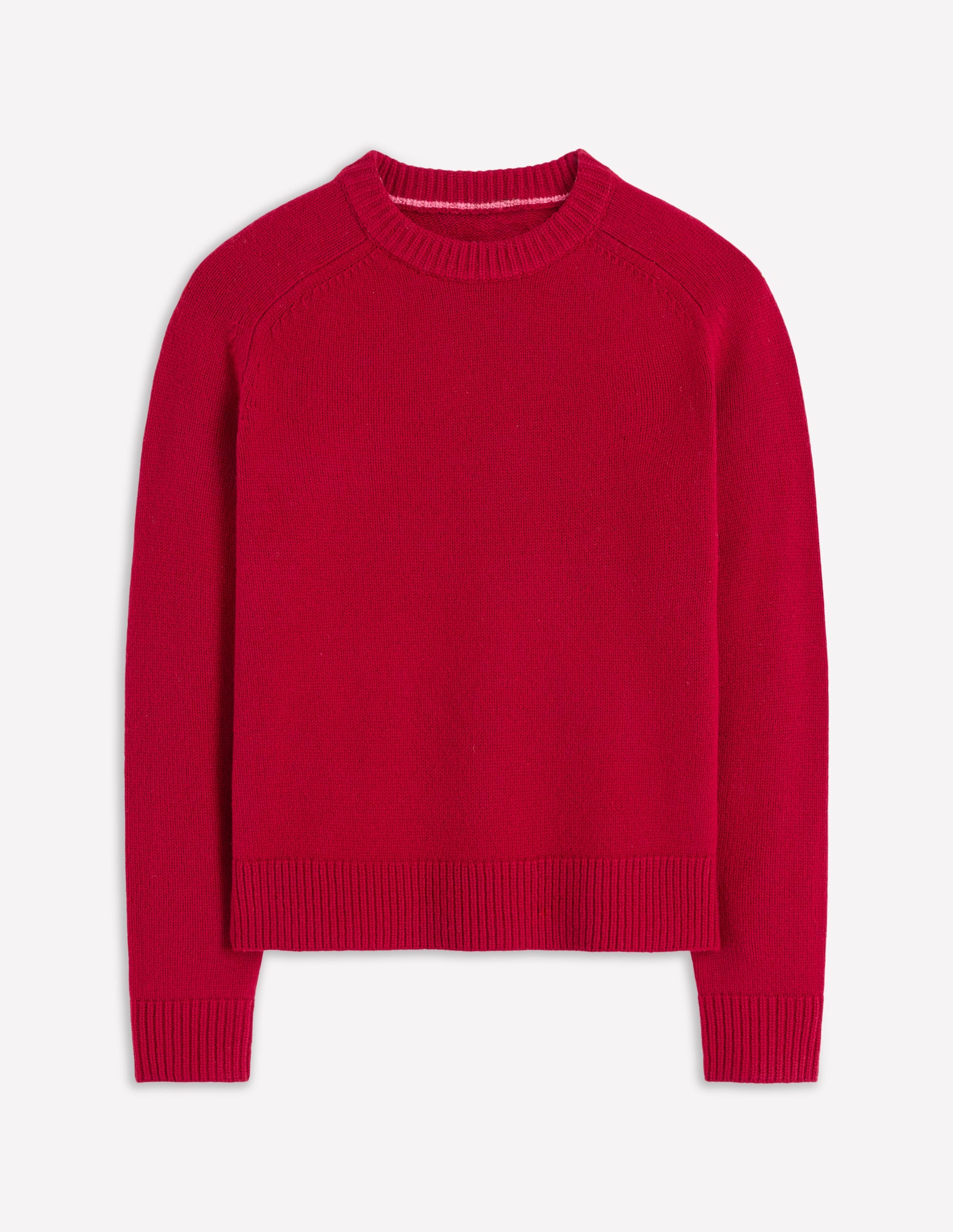 Marion Merino Sweater-Crimson Red - Image 7