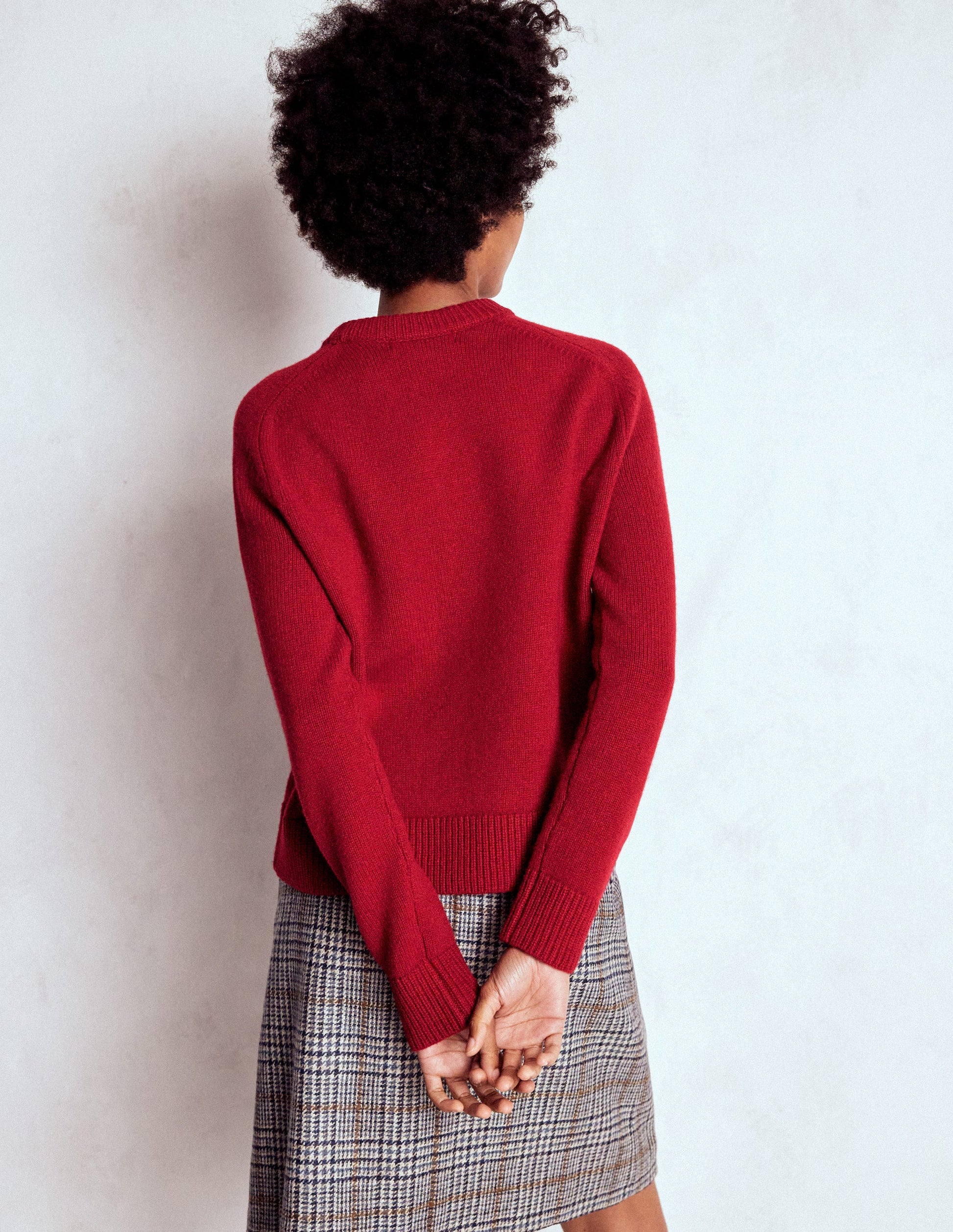 Marion Merino Sweater-Crimson Red-3