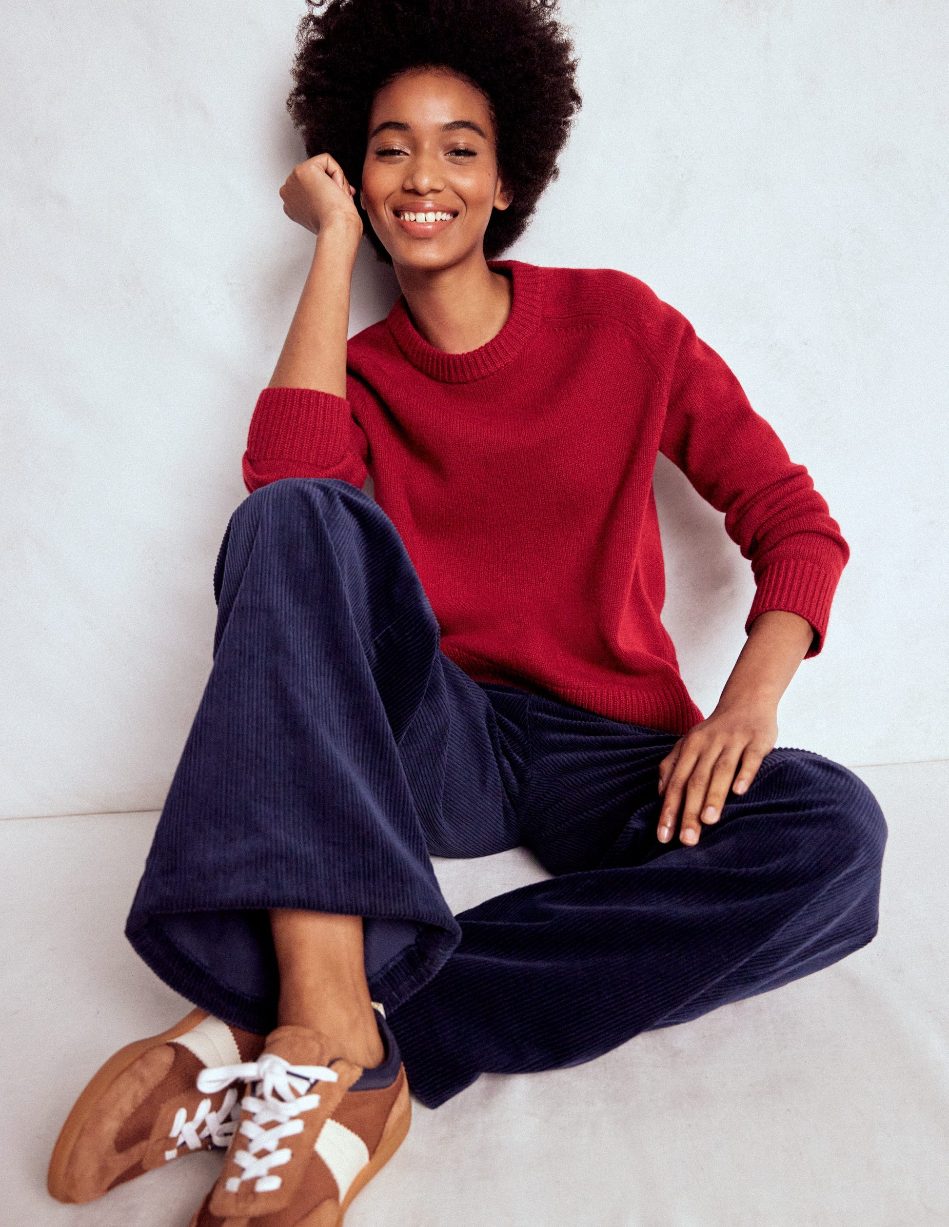 Marion Merino Sweater-Crimson Red-5