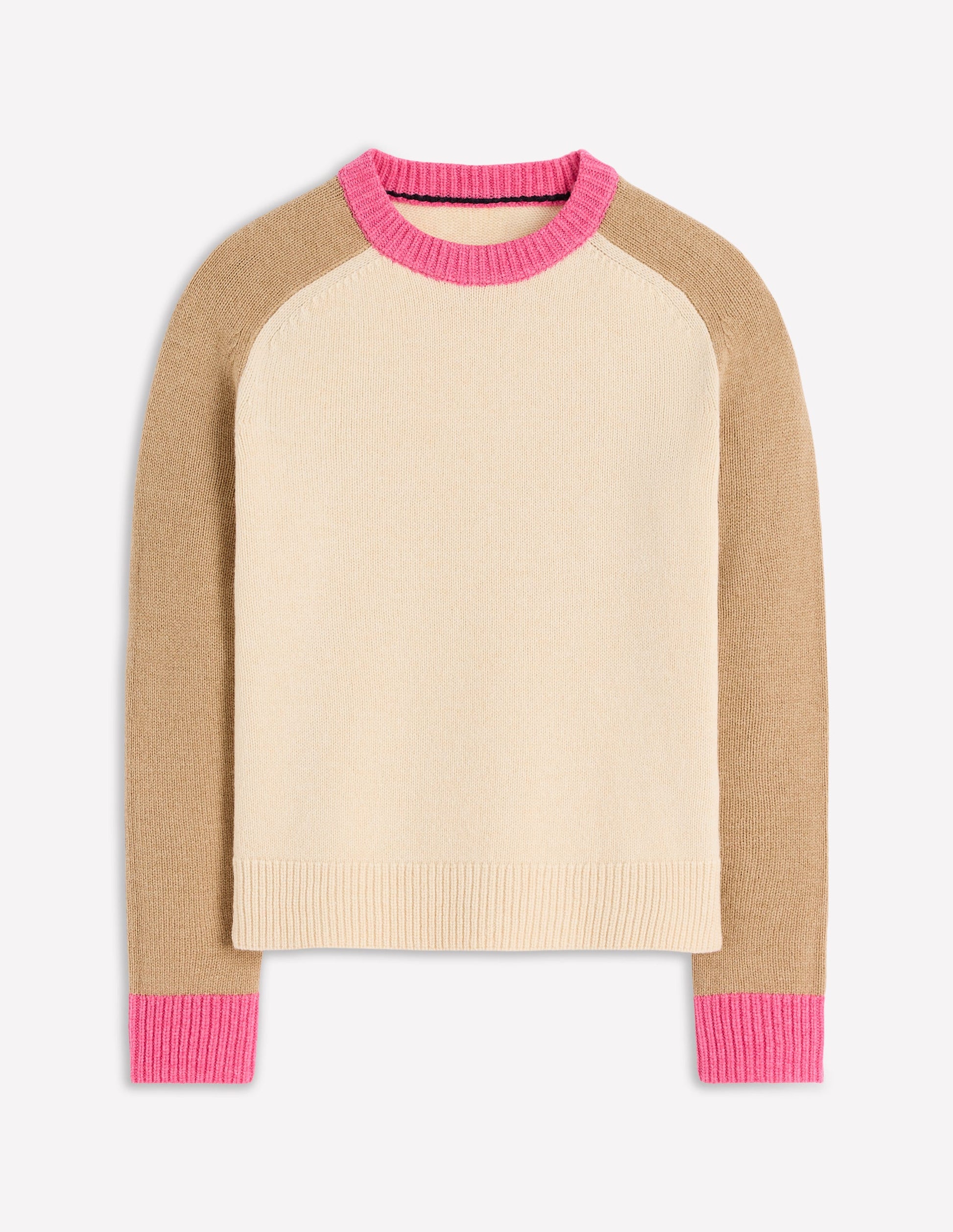 Marion Merino Sweater-Warm Ivory, Colourblock-6
