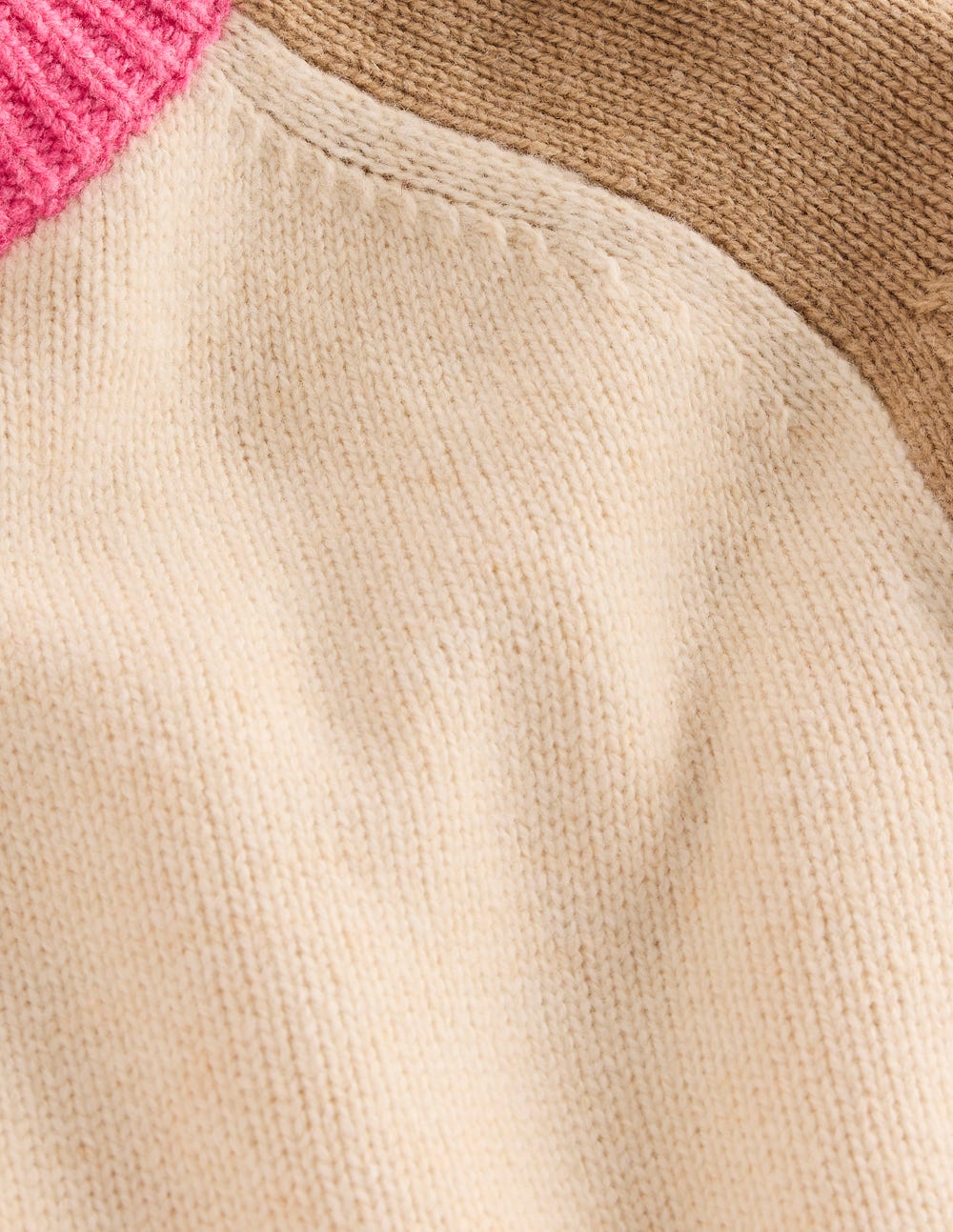 Marion Merino Sweater-Warm Ivory, Colourblock - Image 7