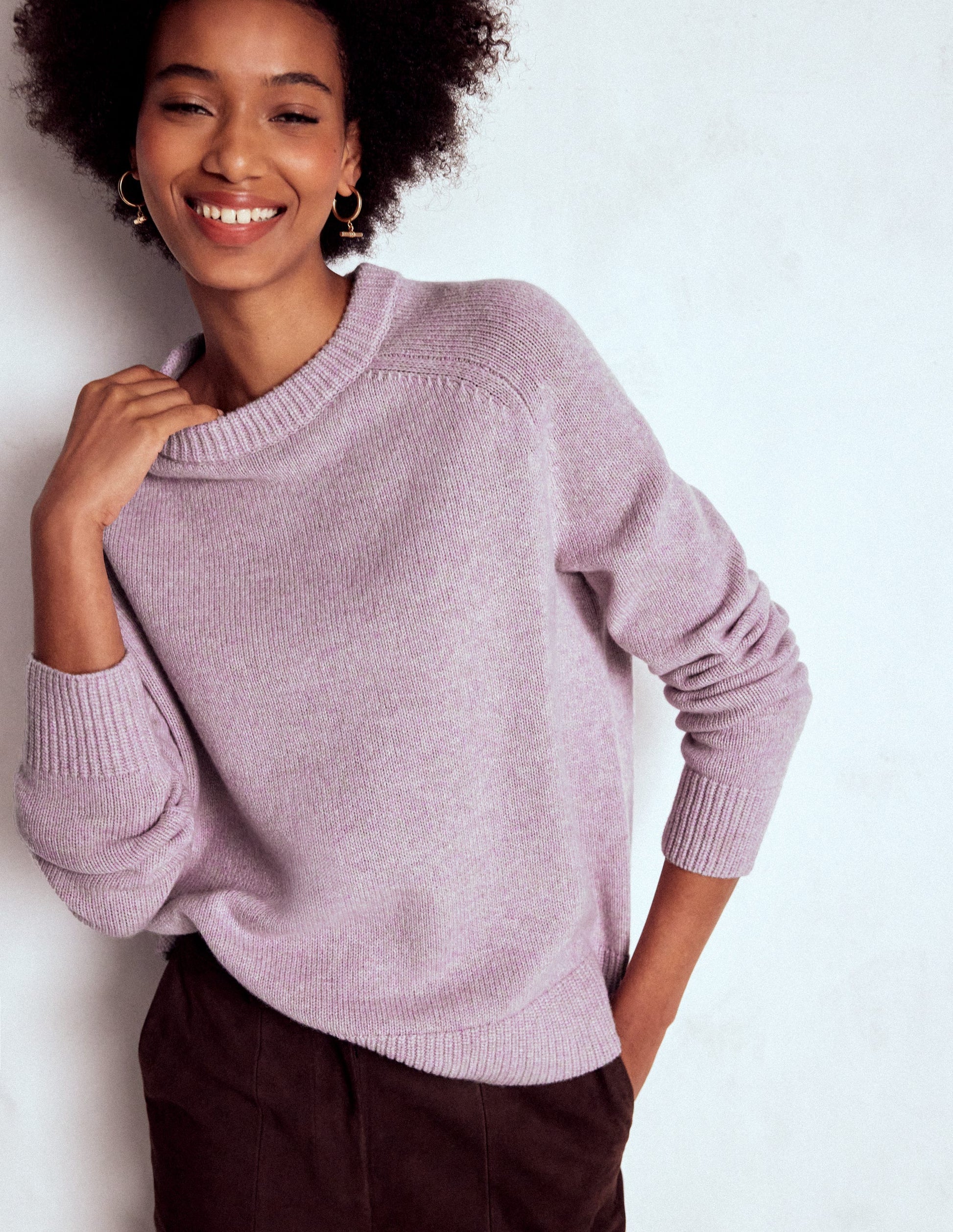 Marion Merino Sweater-Chalky Violet-2