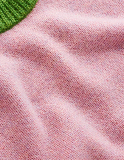 Marion Merino Sweater-French Pink, Navy Colour Block-7