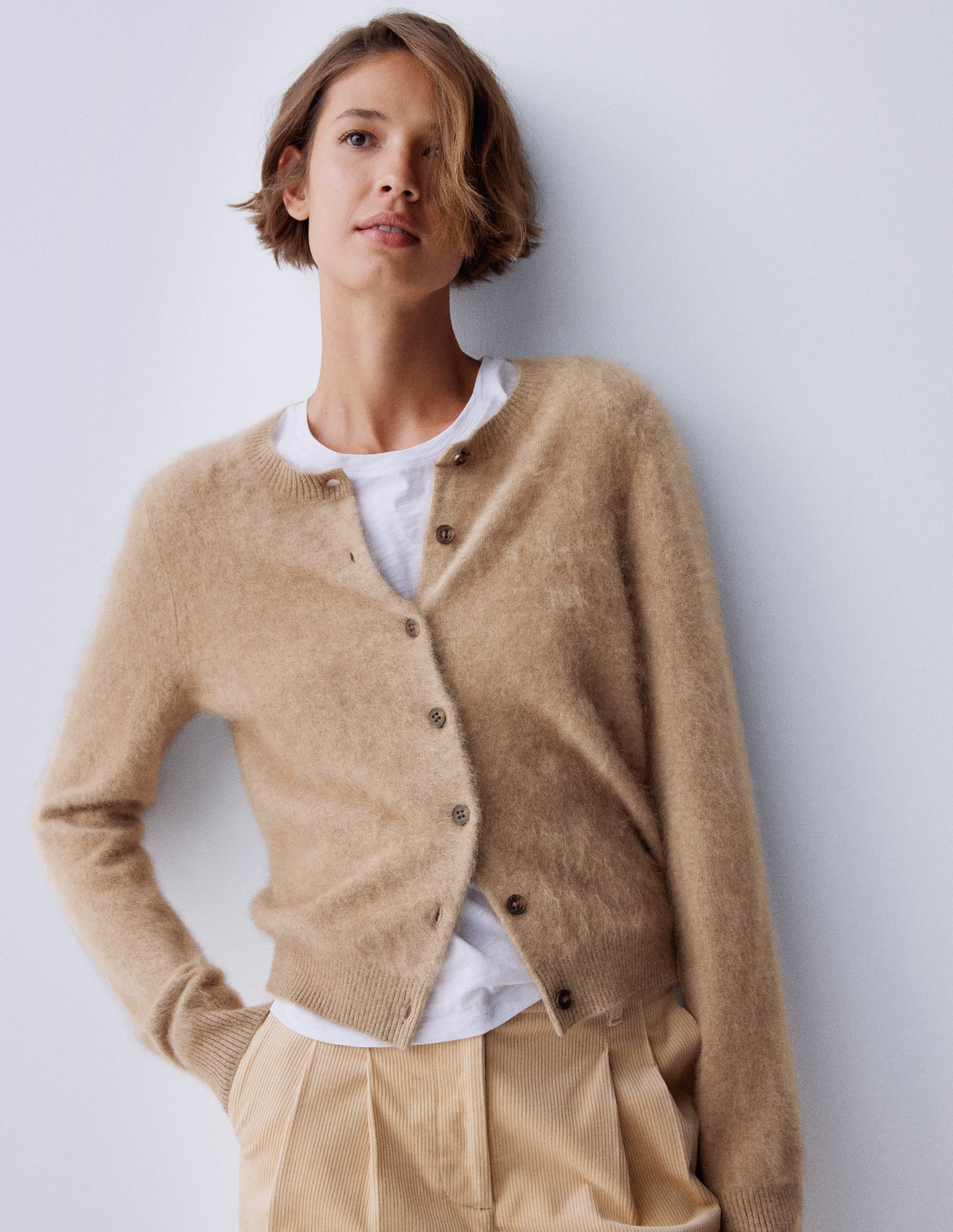 トップス Brushed Cashmere Cardigan Akris Brushed Cashmere Cardigan | Saks Fifth Avenue