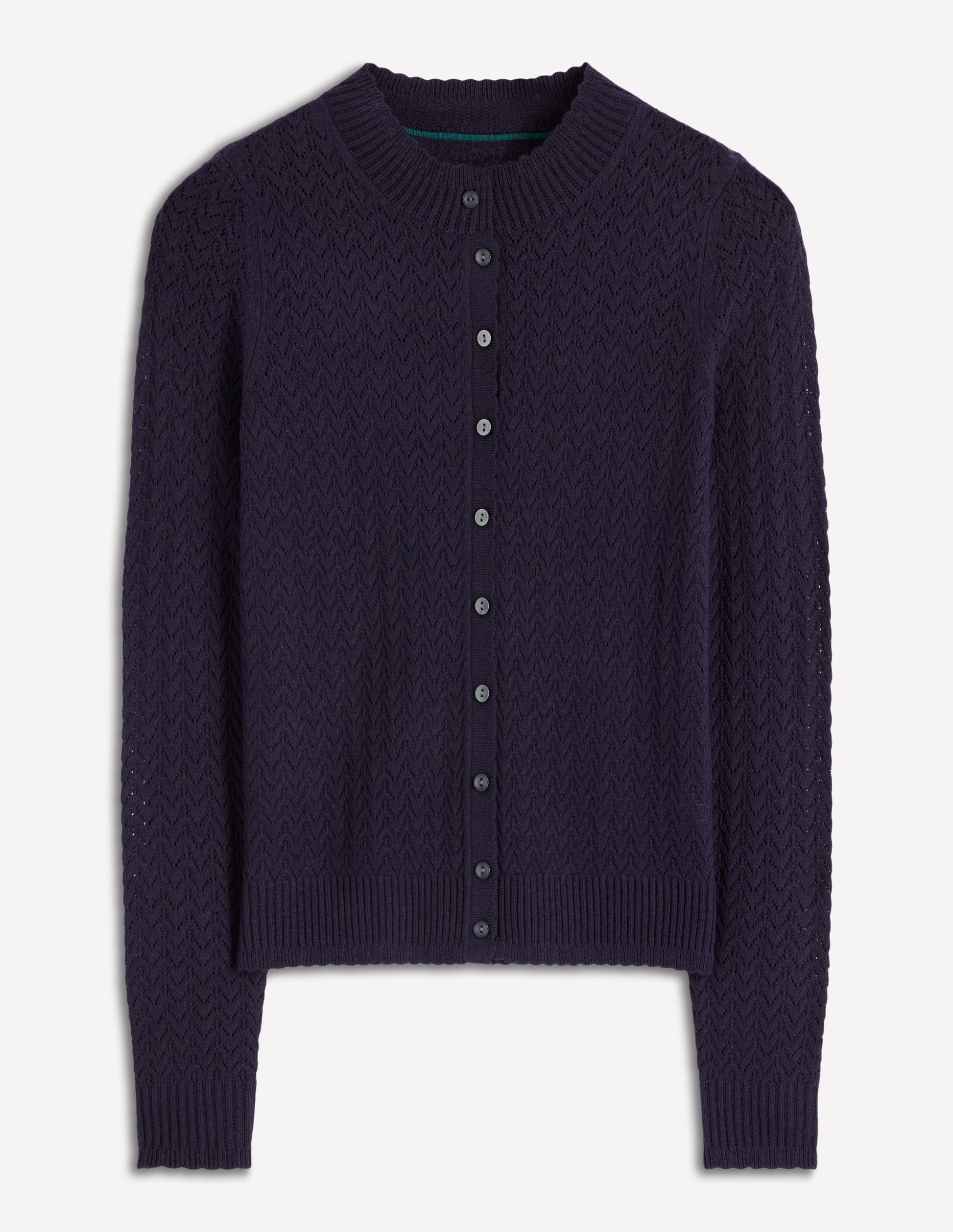 Diane Pointelle Cardigan-Navy-6