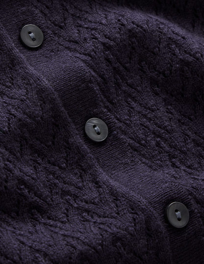 Diane Pointelle Cardigan-Navy-7