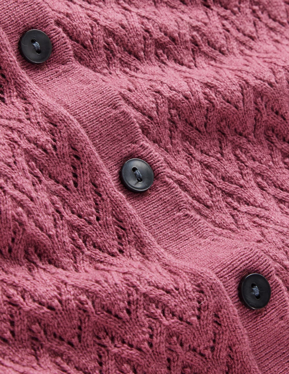 Diane Pointelle Cardigan-Pink Heather - Image 6