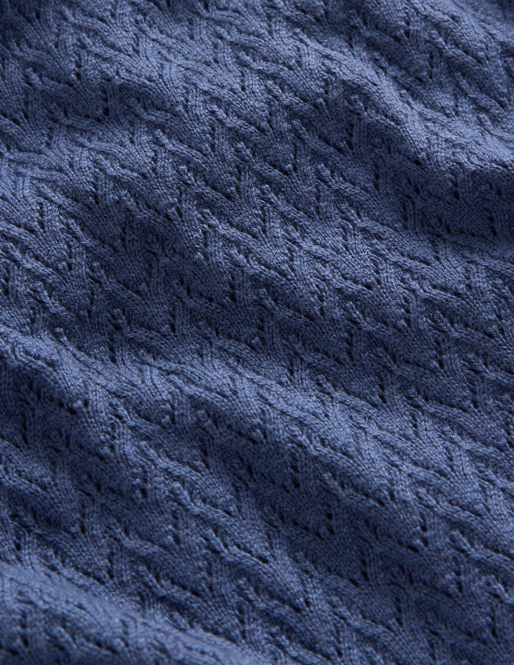 Diane Pointelle Sweater-Denim Blue