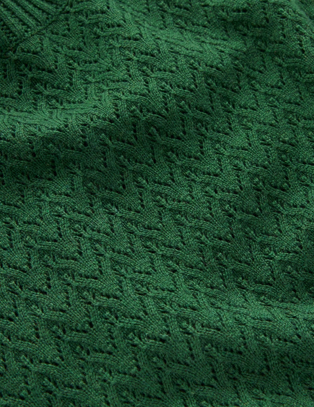 Diane Pointelle Sweater-Hunter Green-7