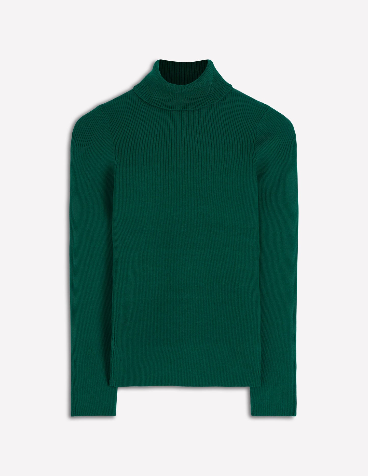 Emilia Roll Neck Sweater-Emerald Night