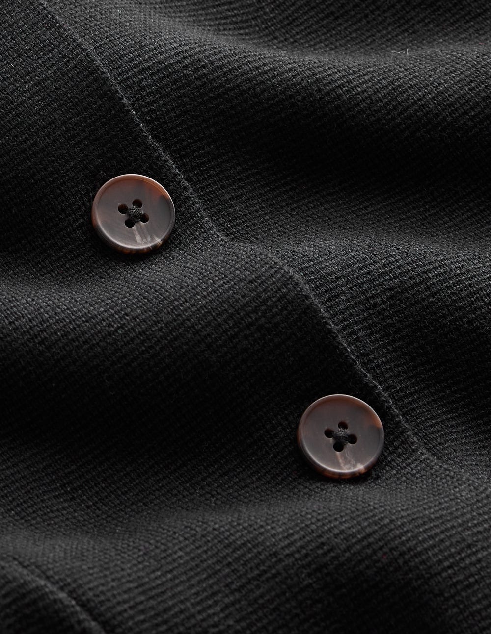 Joanna Fitted Knitted Jacket-Black-6