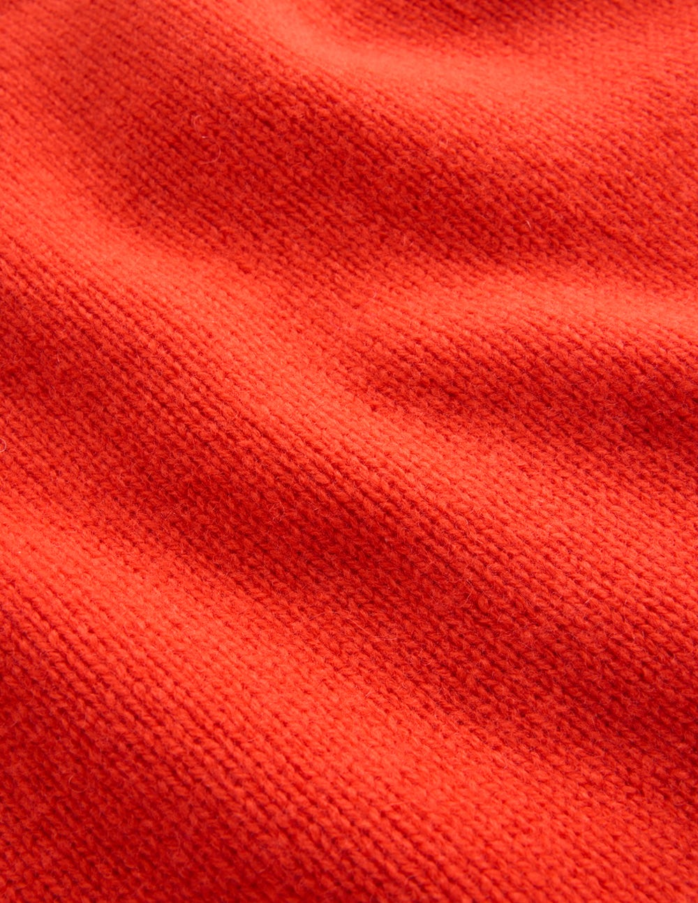 Marion Merino Rib Neck Sweater-Gladioli Orange - Image 9
