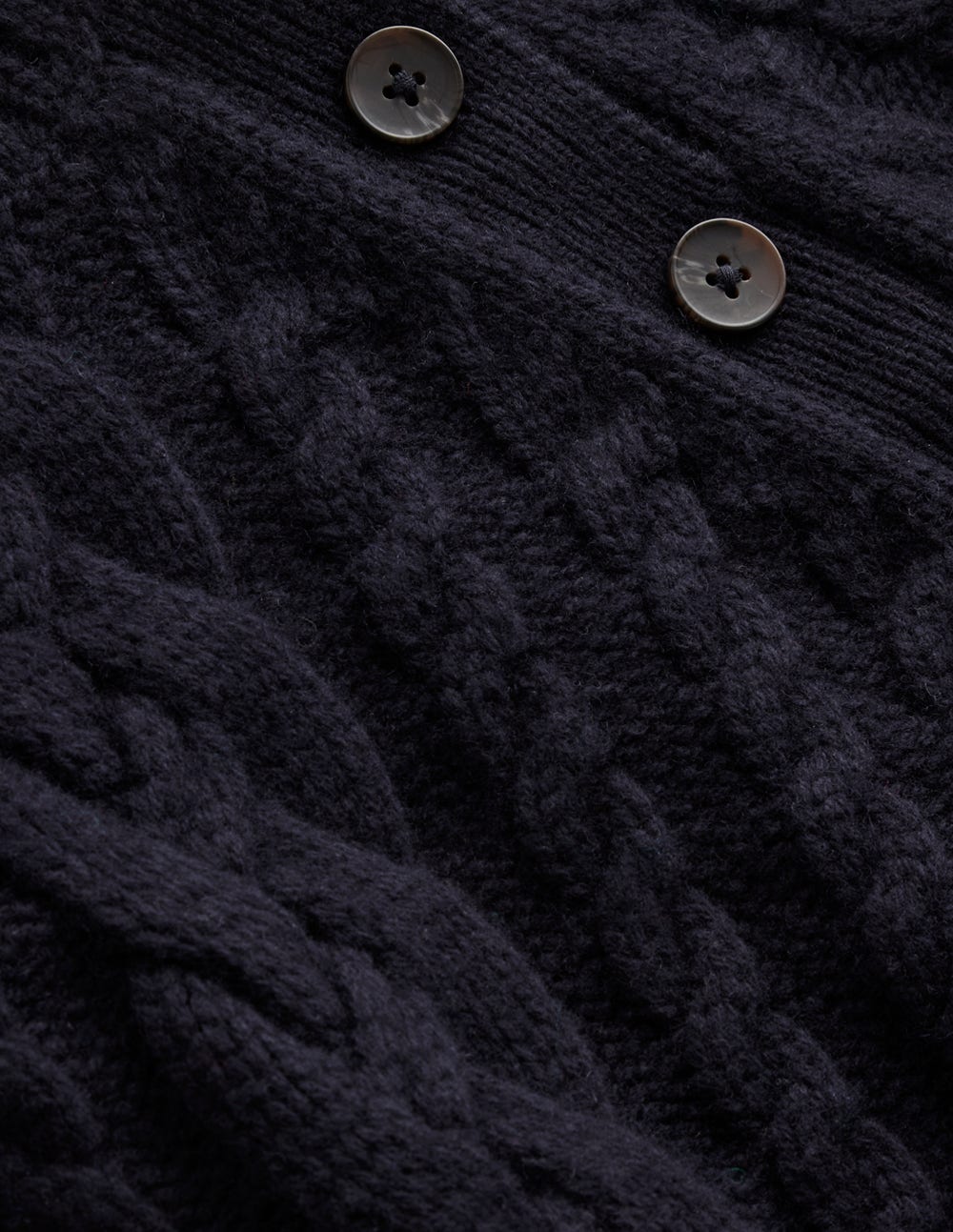 Amara Merino Cable Sweater-Navy-6