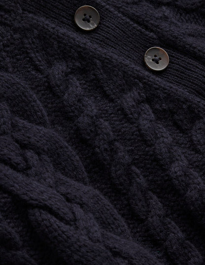 Amara Merino Cable Sweater-Navy-6