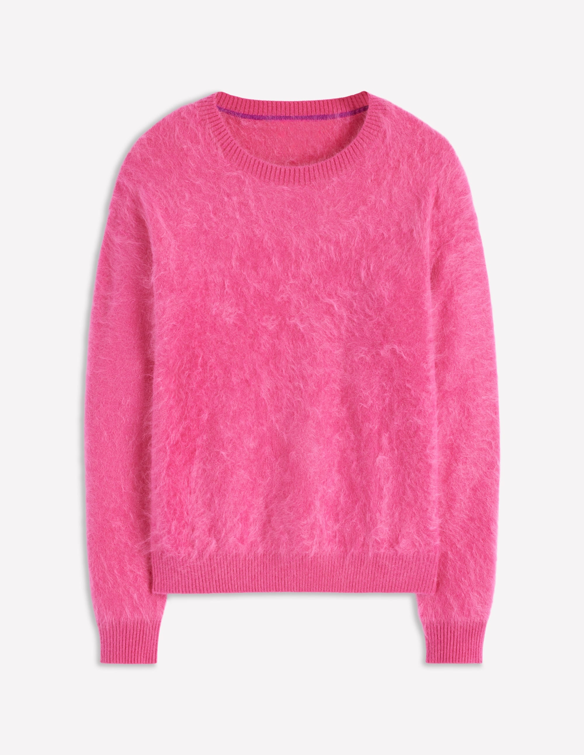 Kat Brushed Cashmere Sweater-Pink Peony - Image 6