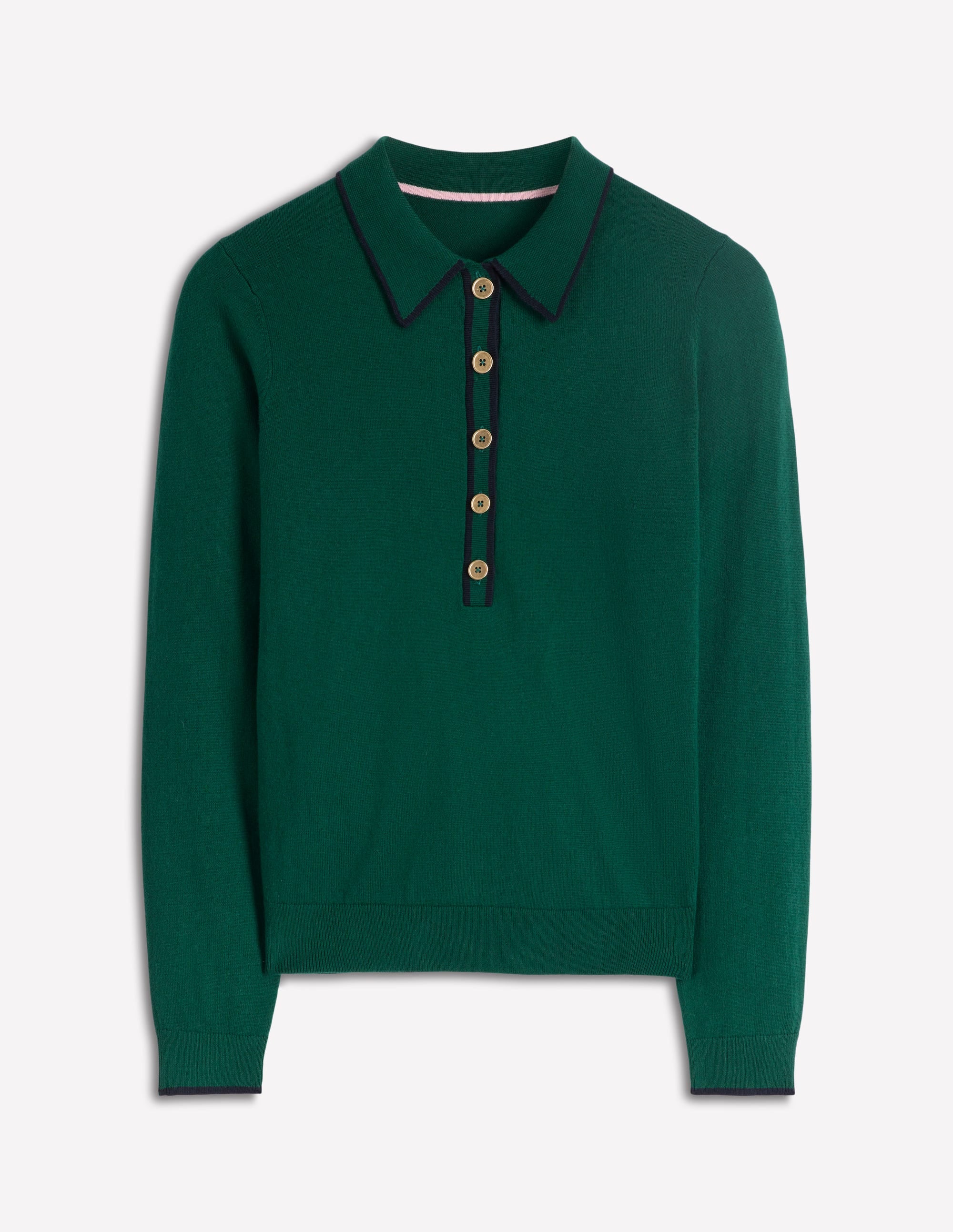 Liz Henley Sweater-Botanical Garden Green - Image 5