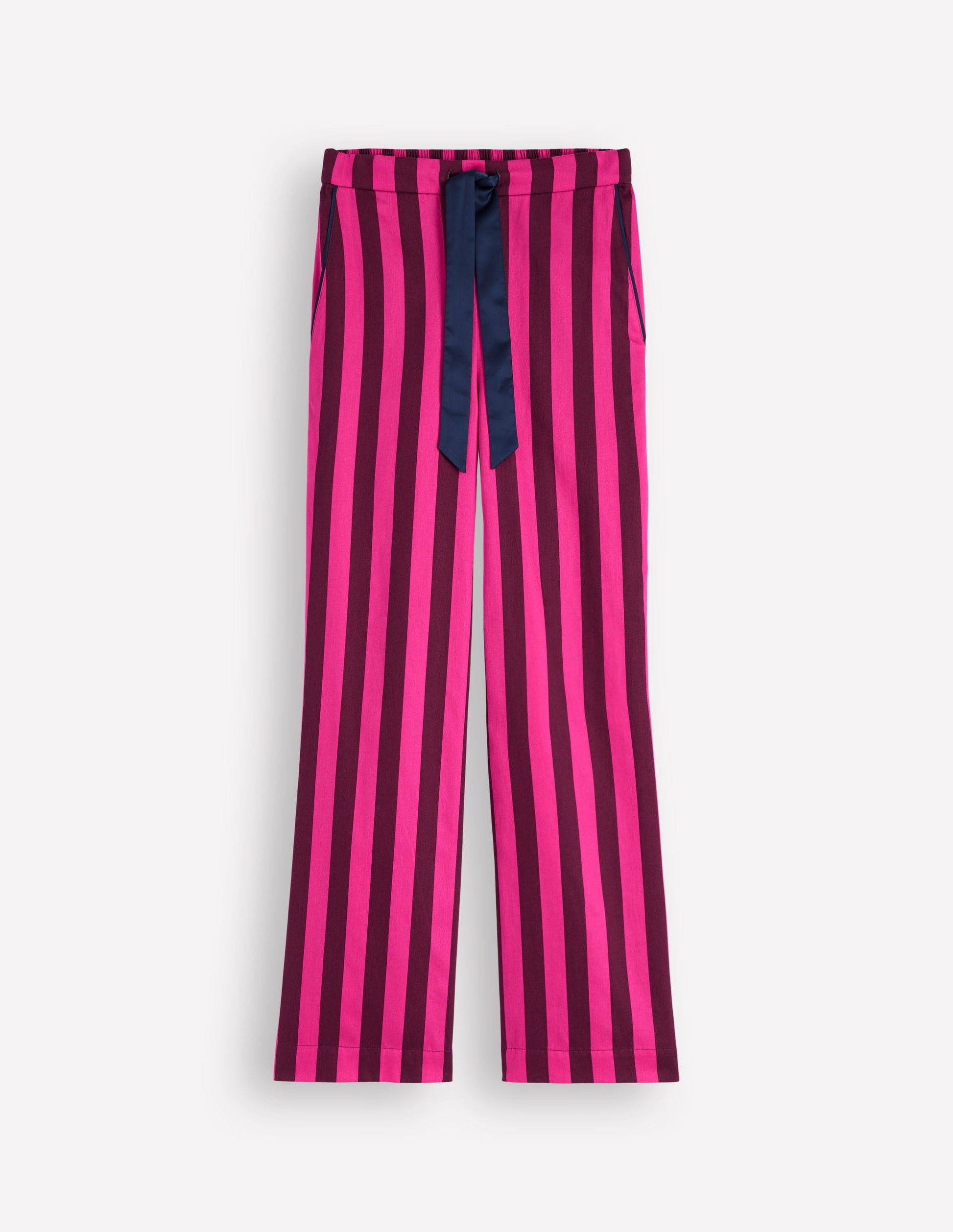Cotton Pajama Pants-Pink Stripe-7