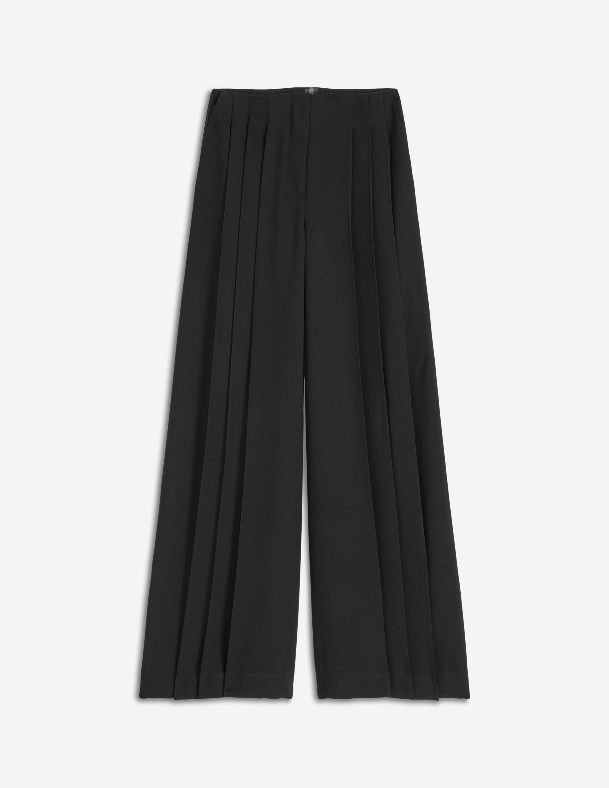 Regent Wide Leg Pants-Black-6