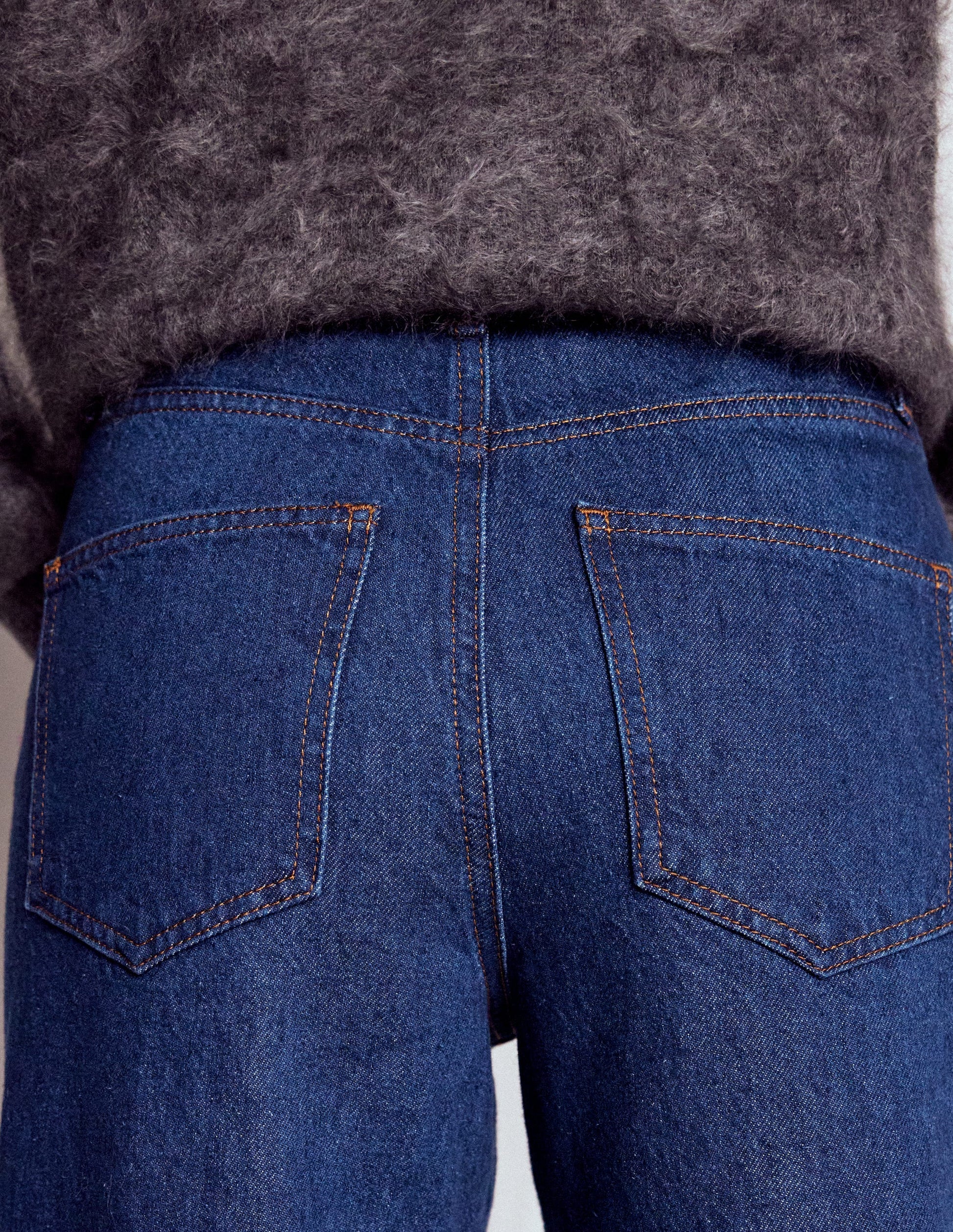 Mid Rise Relaxed Jeans-Indigo-2