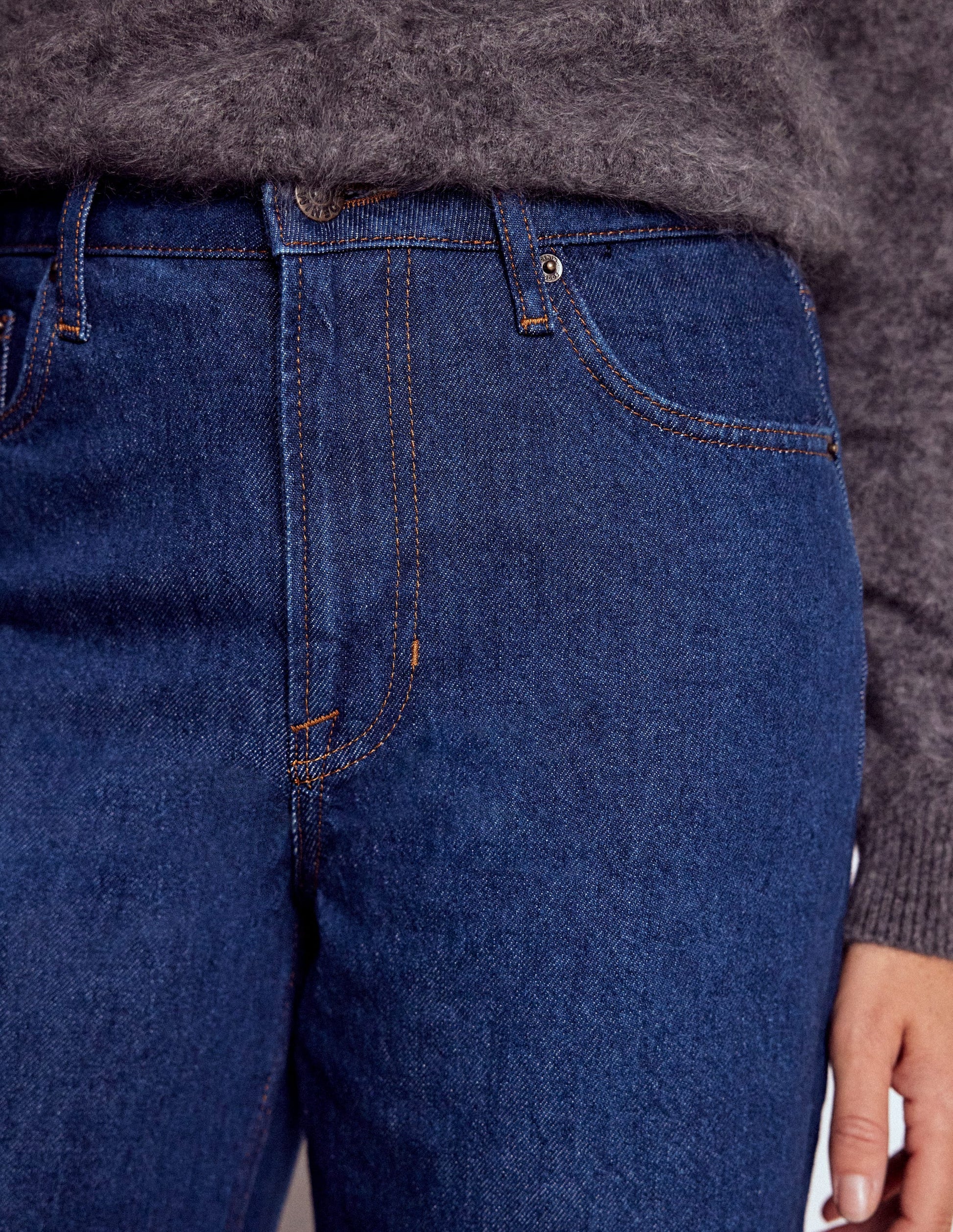 Mid Rise Relaxed Jeans-Indigo-5