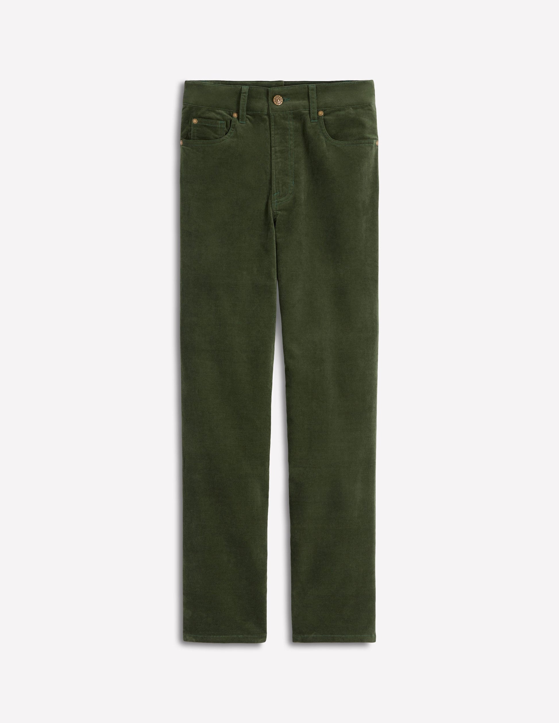 Velveteen Straight Jeans-Douglas Fir-7