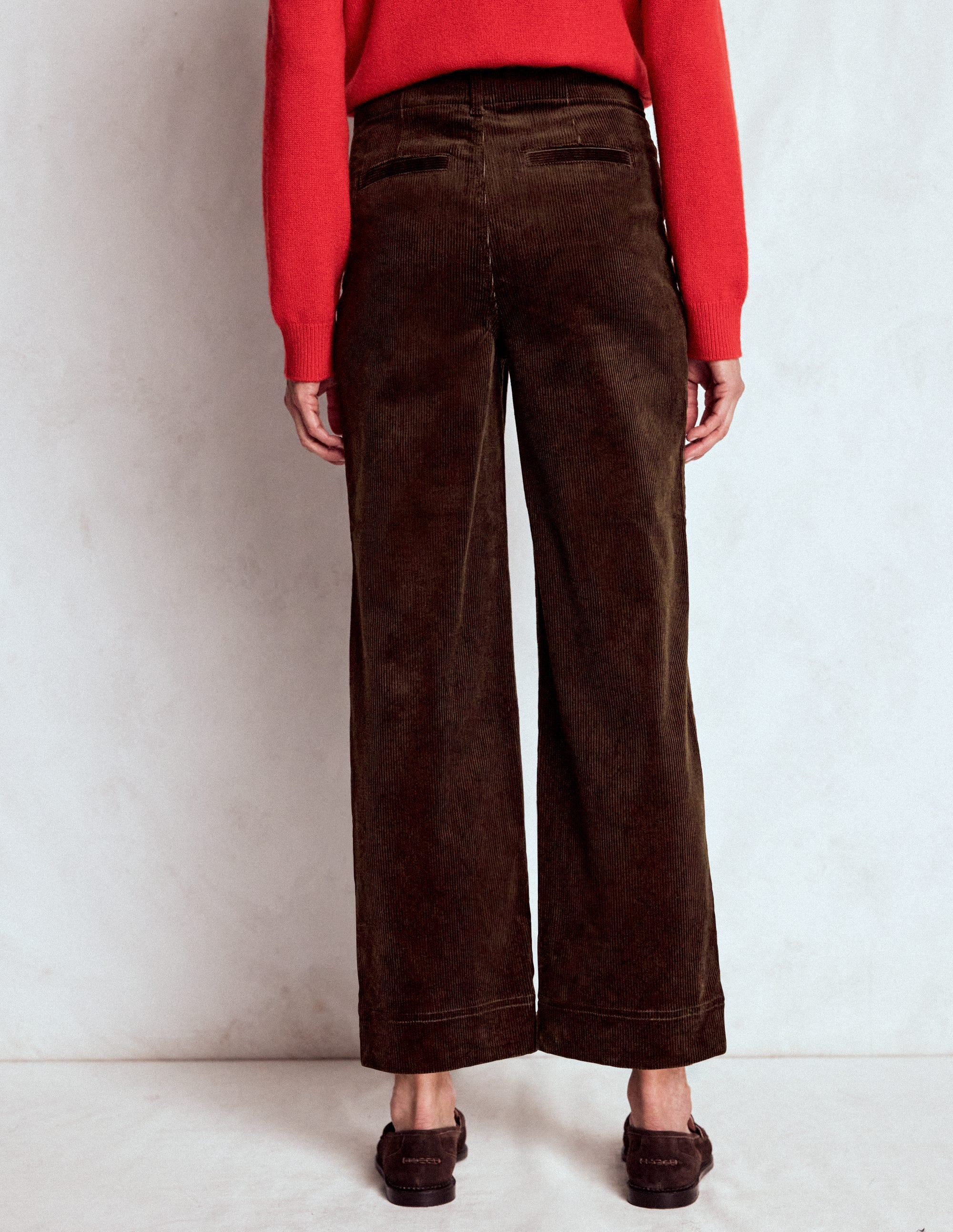 Primrose Cord Pants-Espresso - Image 3