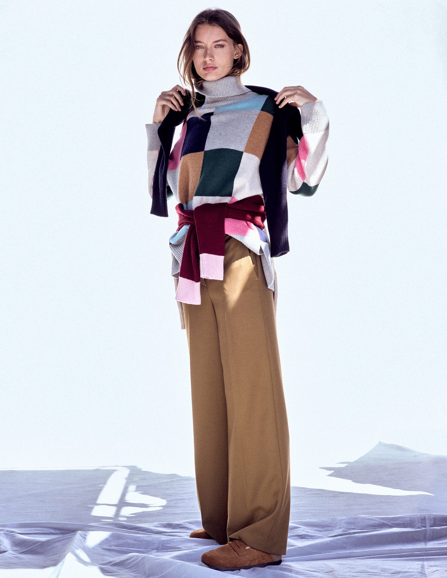 Belgravia Tailored Pants-Tobacco