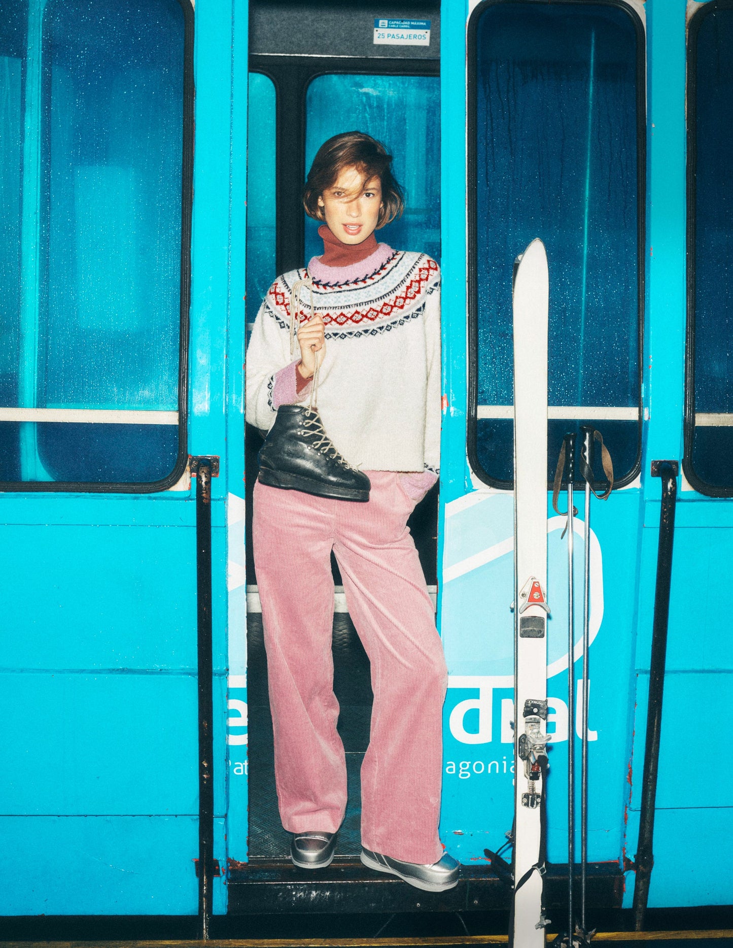 Belgravia Cord Pants-Blushing Rose