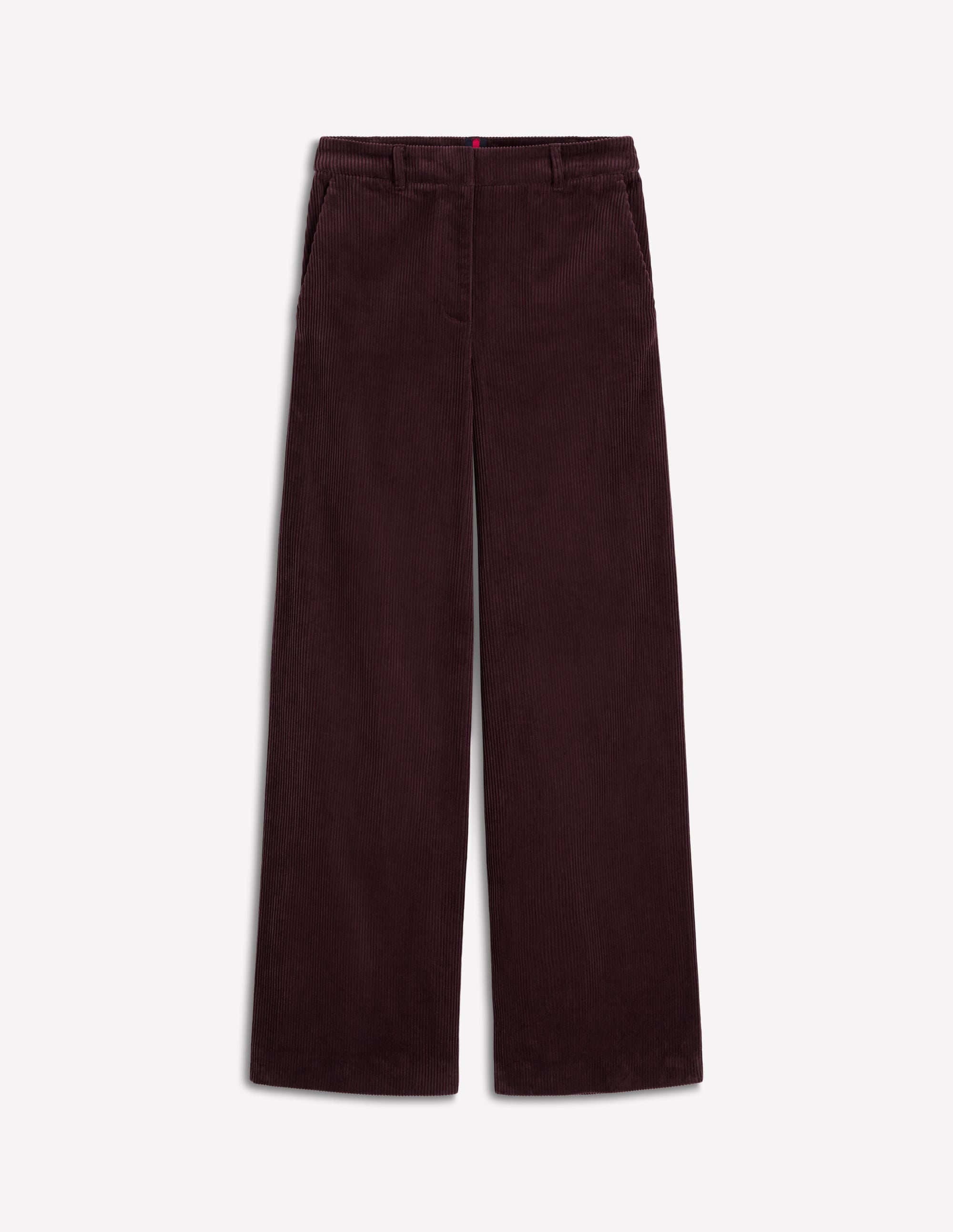 Belgravia Chunky Cord Pants-Deep Aubergine - Image 7