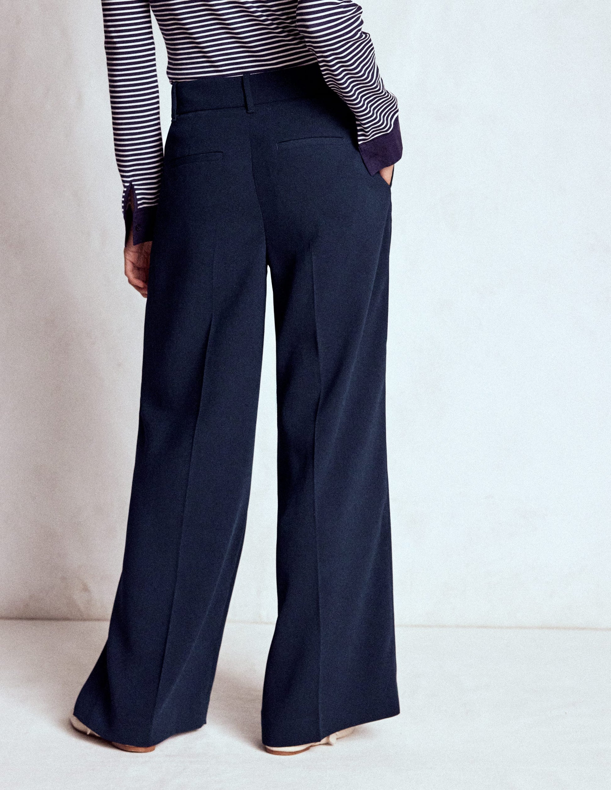 Kensington Tailored Pants-Navy-3