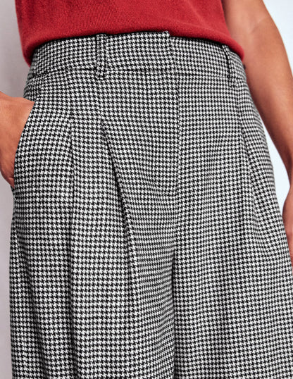 Kensington Tailored Pants-Black and Ivory Puppytooth-5