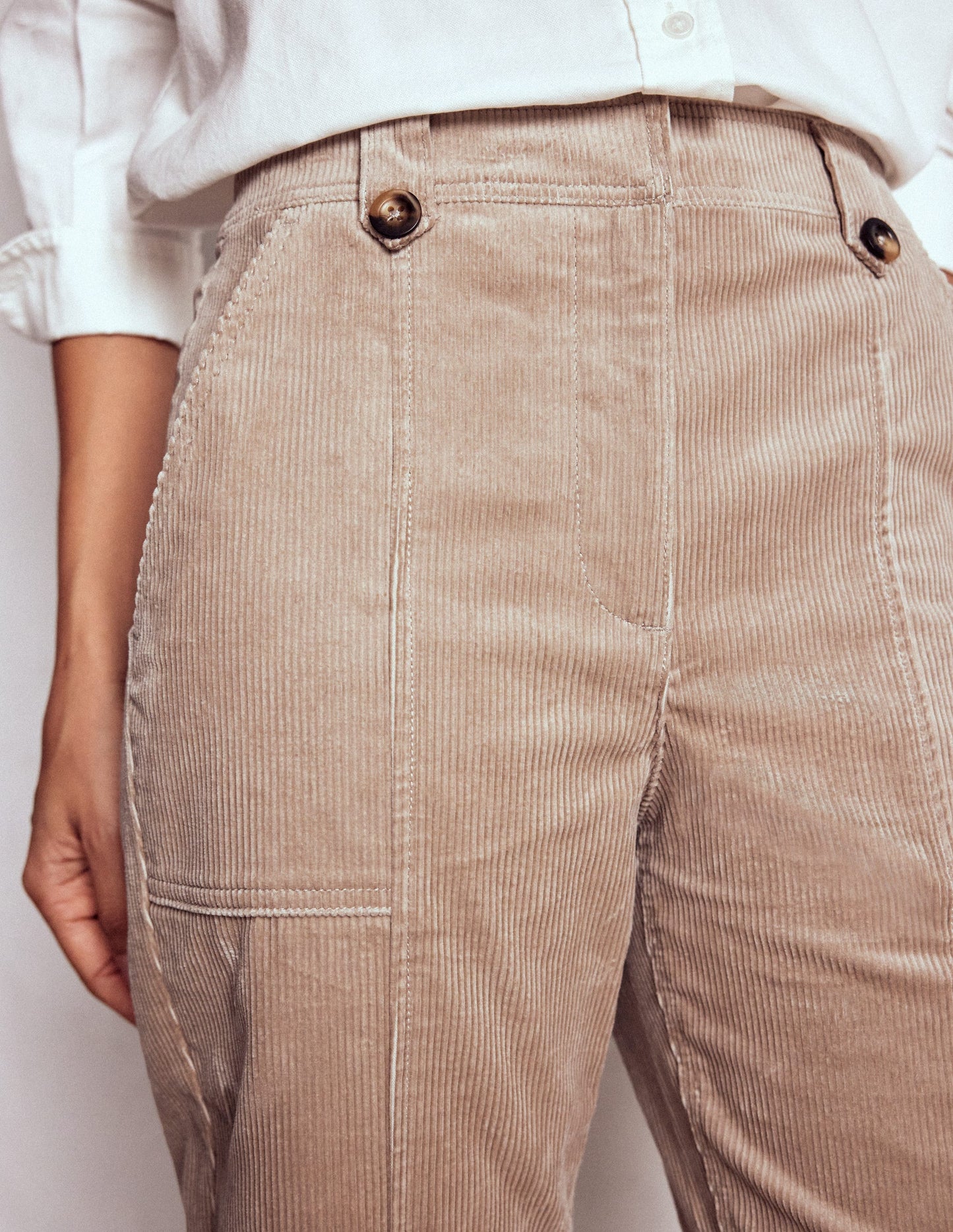 Pimlico Cord Pants-Nutmeg