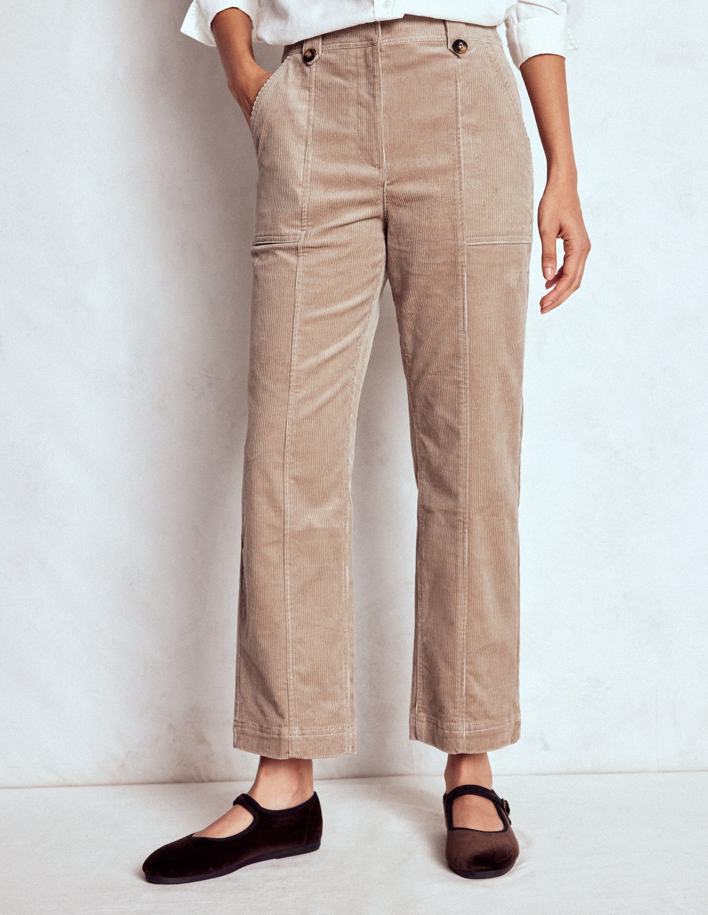 Pimlico Cord Pants-Nutmeg