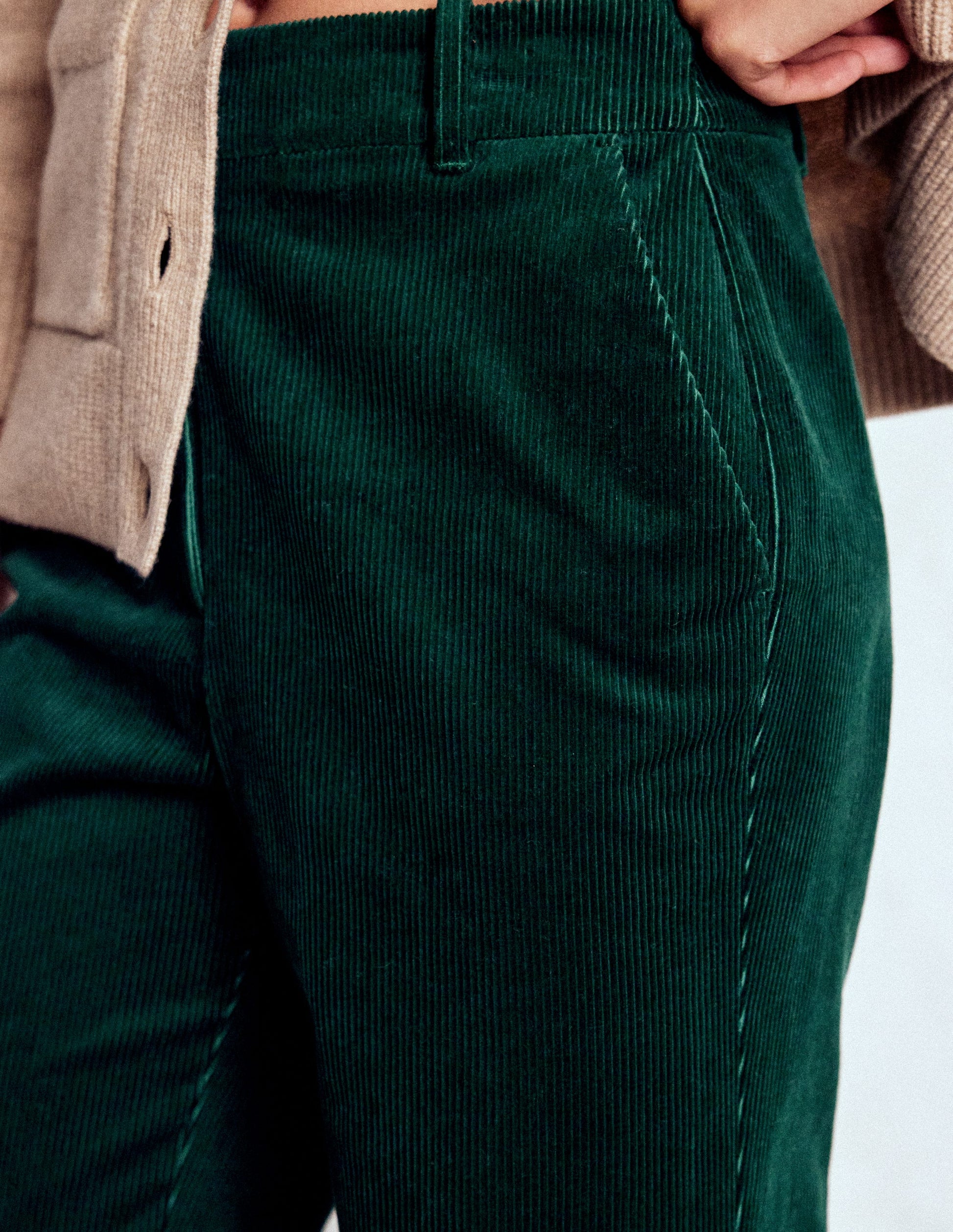 Canonbury Cord Pants-Emerald Night-2