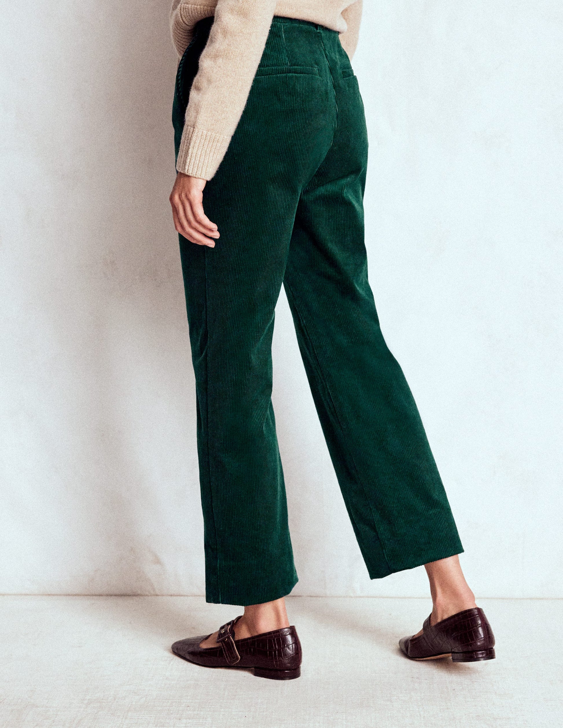 Canonbury Cord Pants-Emerald Night-3